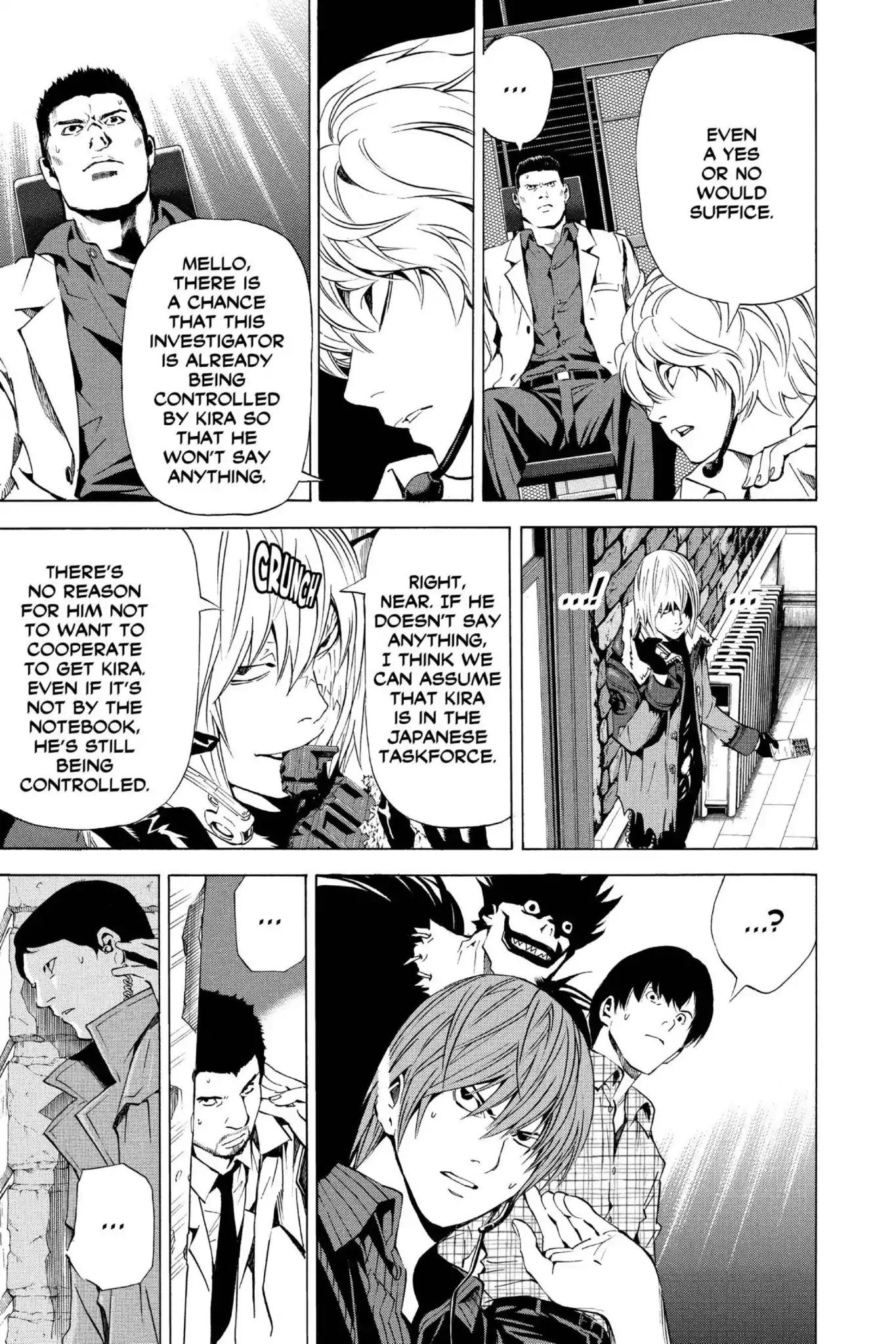Death Note manga, chapter 79, page 15 of 22
