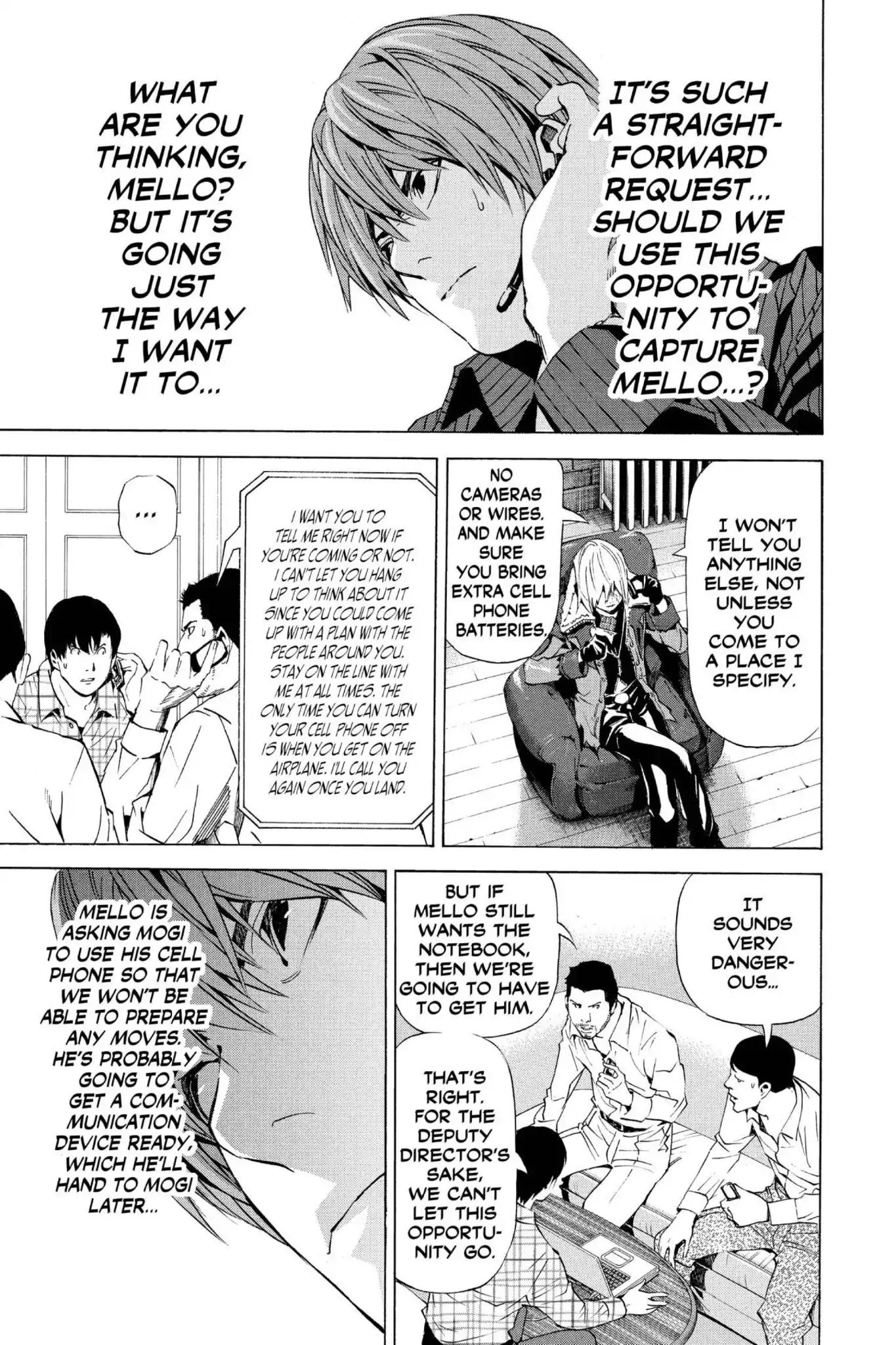 Death Note manga, chapter 79, page 3 of 22