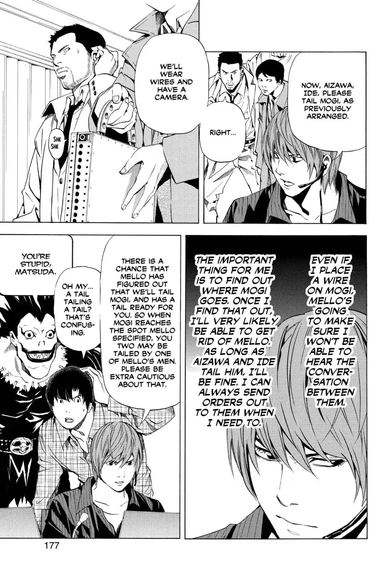 Death Note manga, chapter 79, page 5 of 22
