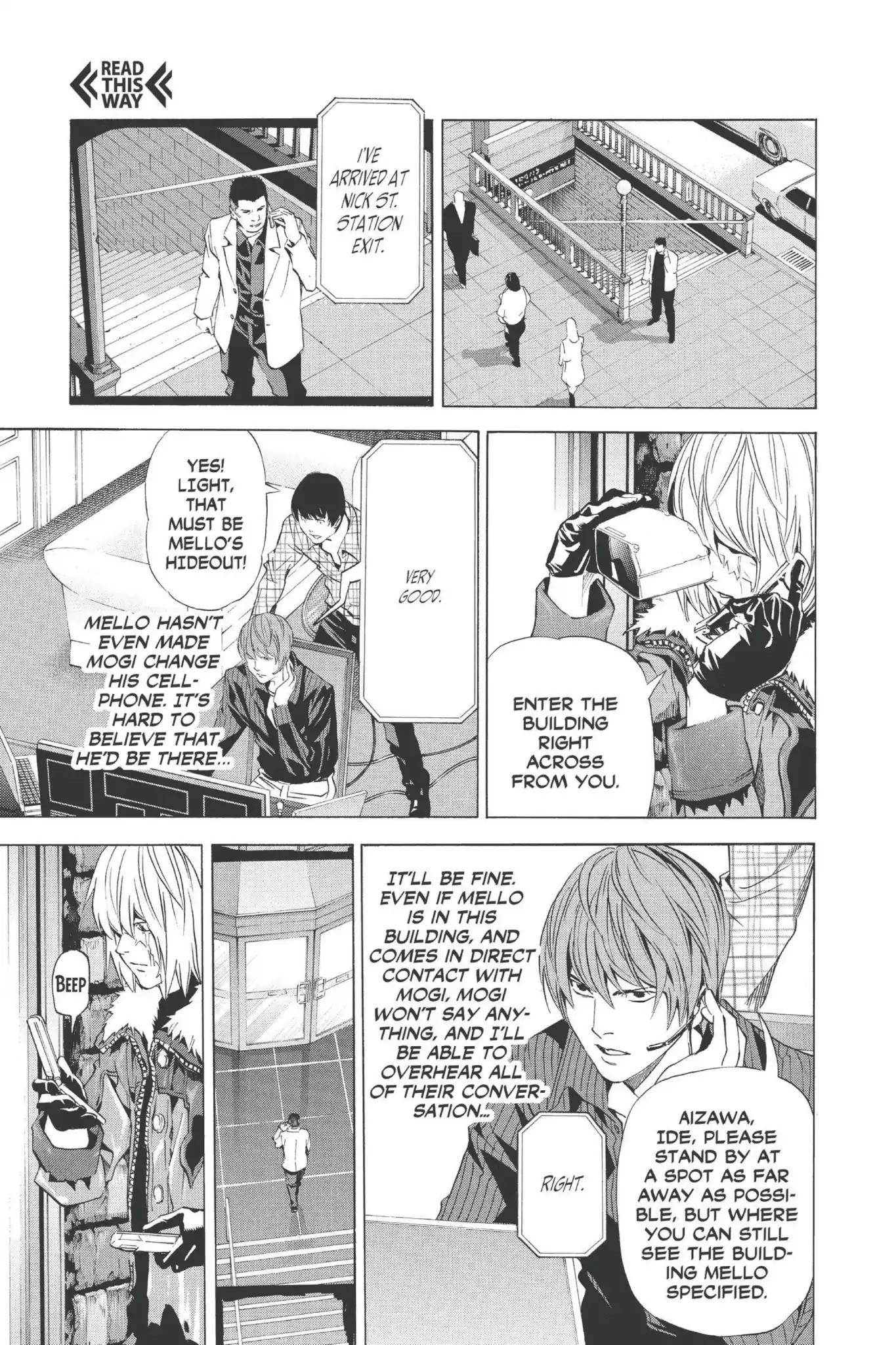 Death Note manga, chapter 79, page 7 of 22