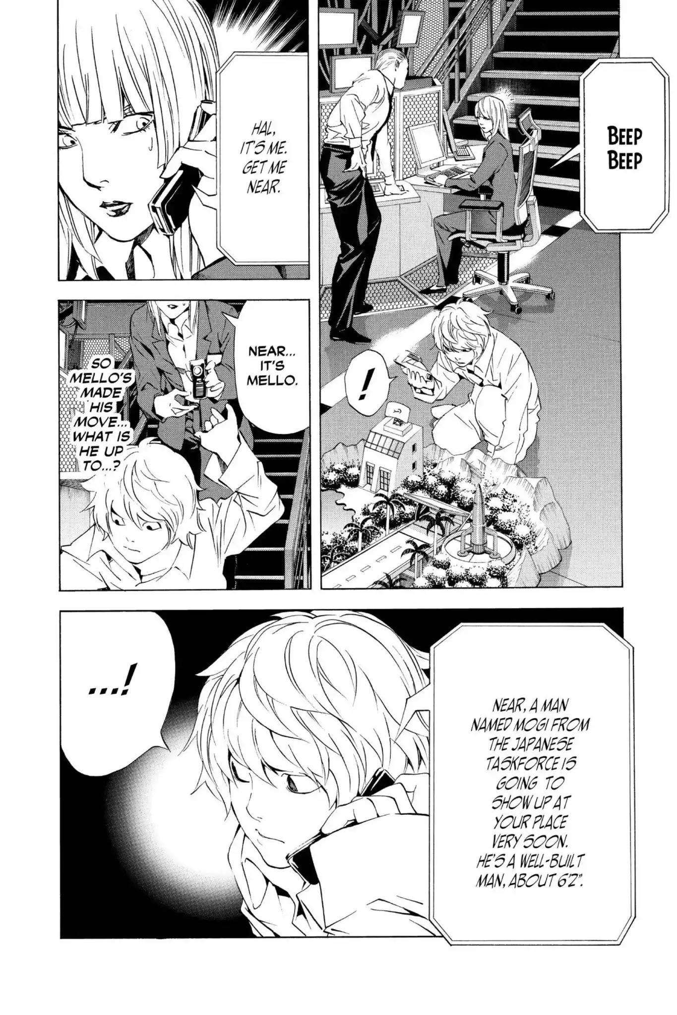 Death Note manga, chapter 79, page 8 of 22