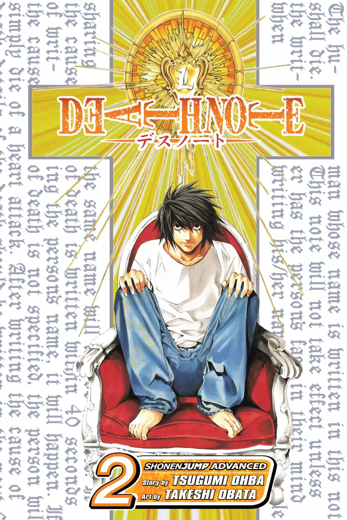 Death Note manga, chapter 8, page 1 of 27