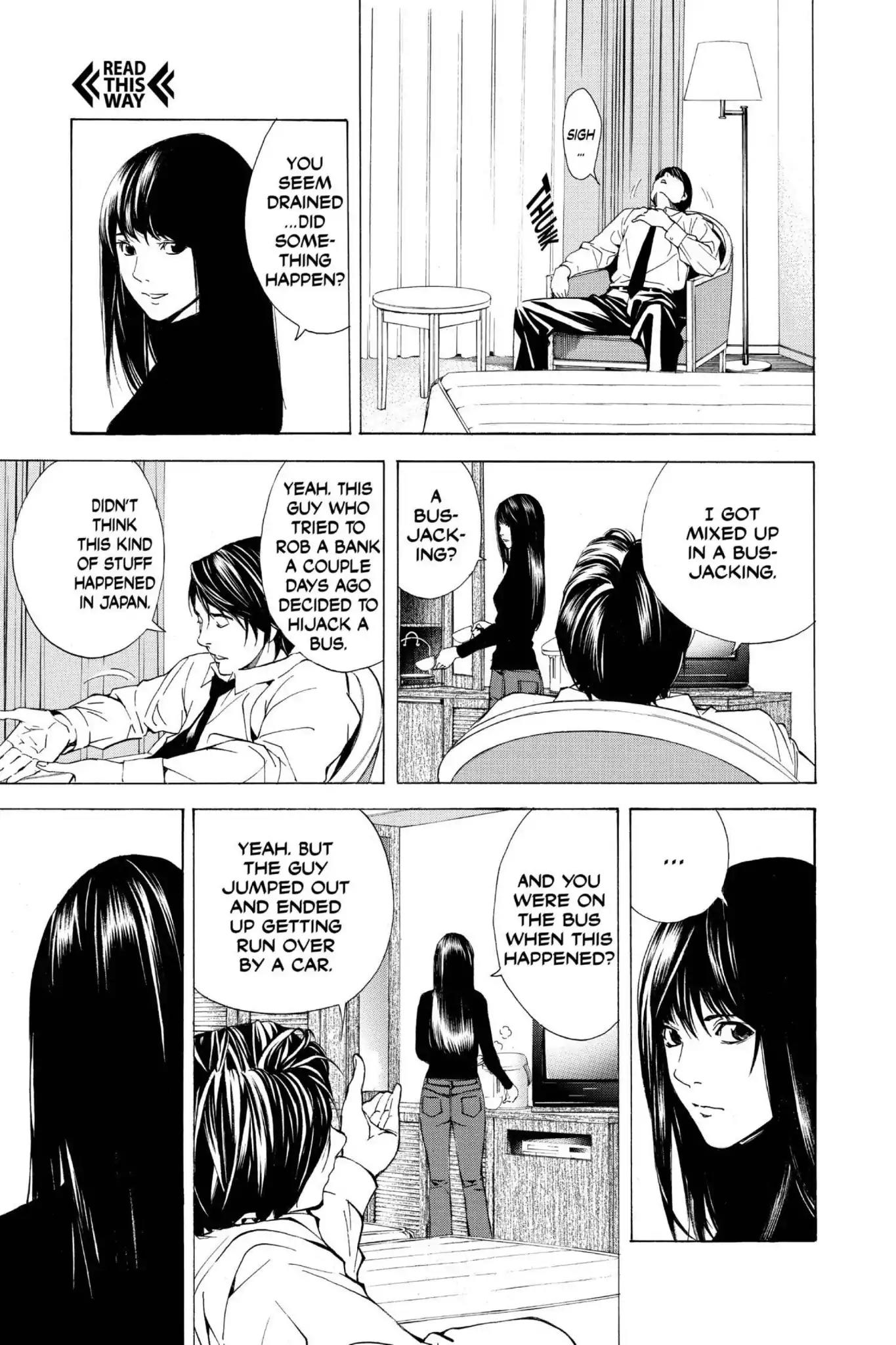 Death Note manga, chapter 8, page 12 of 27