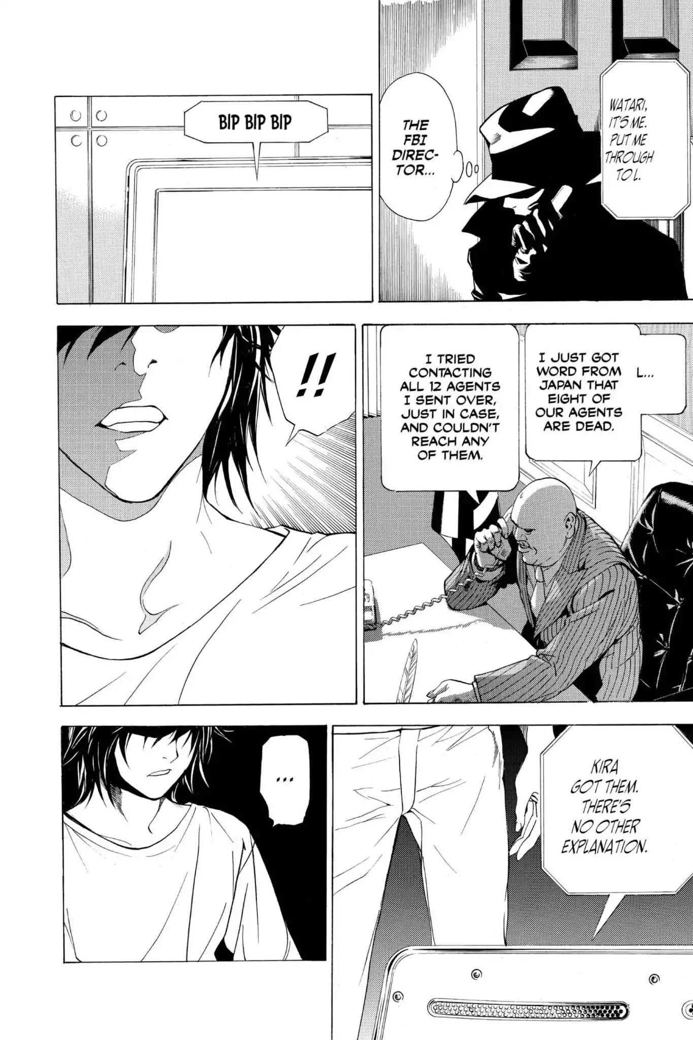 Death Note manga, chapter 8, page 19 of 27