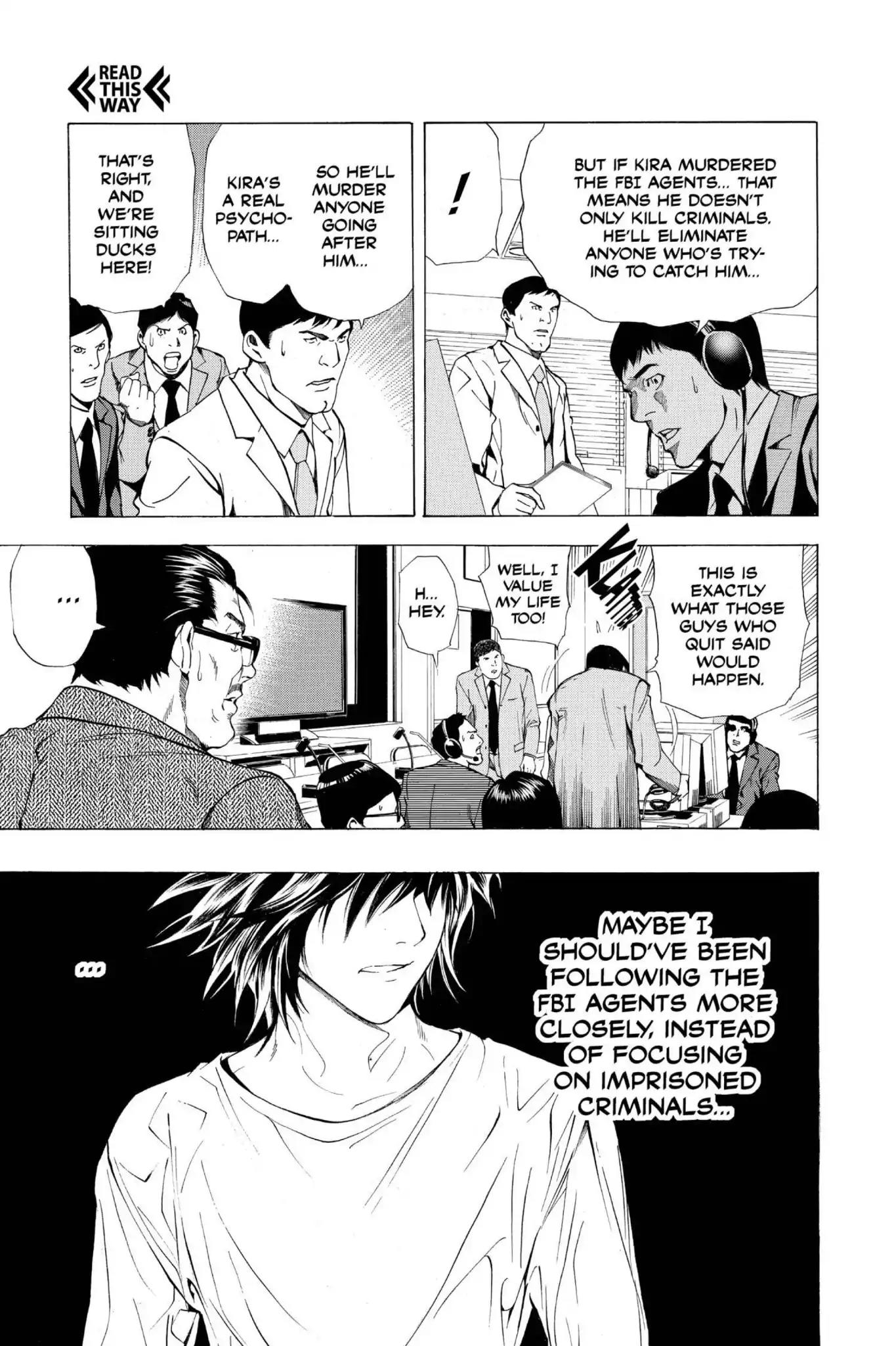 Death Note manga, chapter 8, page 24 of 27
