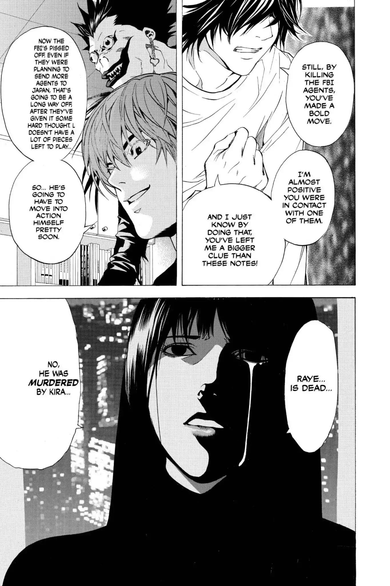 Death Note manga, chapter 8, page 26 of 27