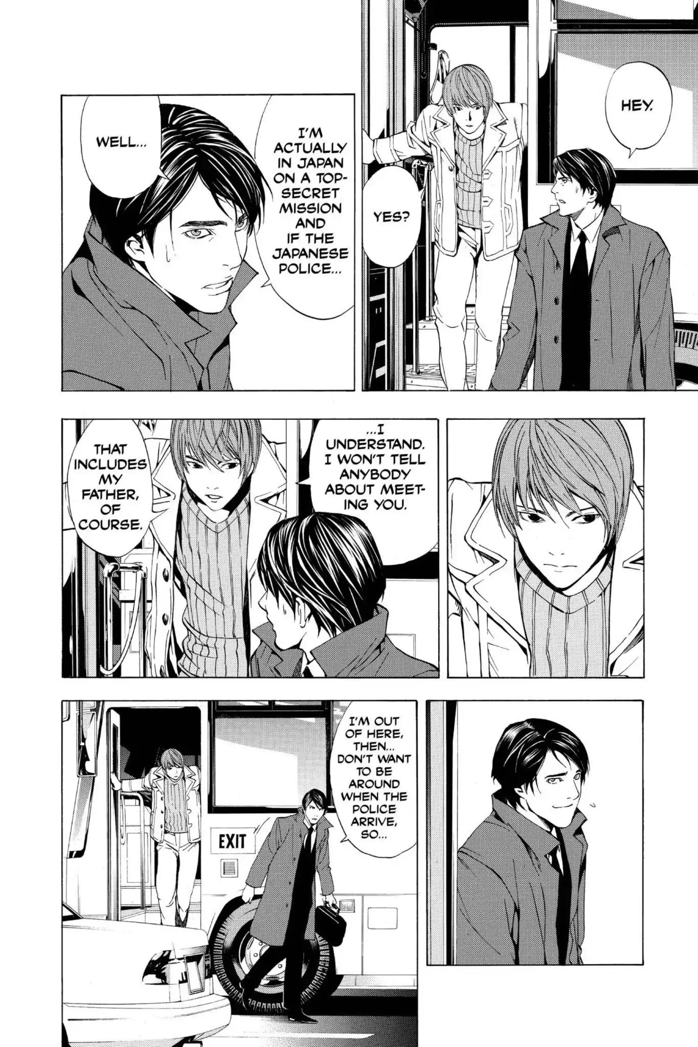 Death Note manga, chapter 8, page 9 of 27