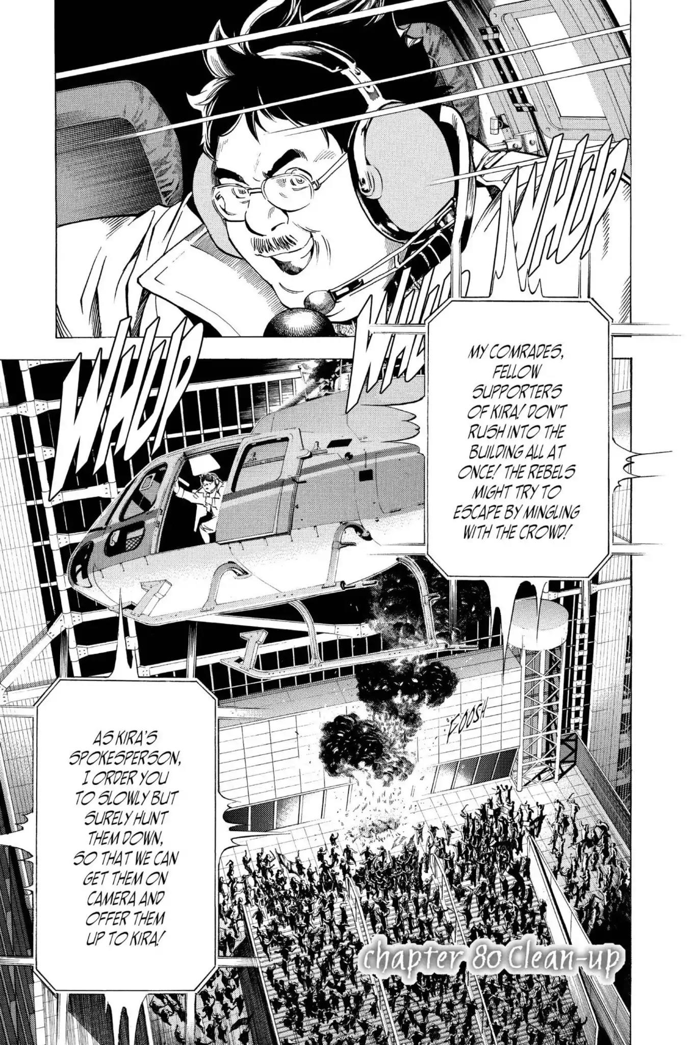 Death Note Chapter 80 page 8 - Chapter 80: Clean-Up