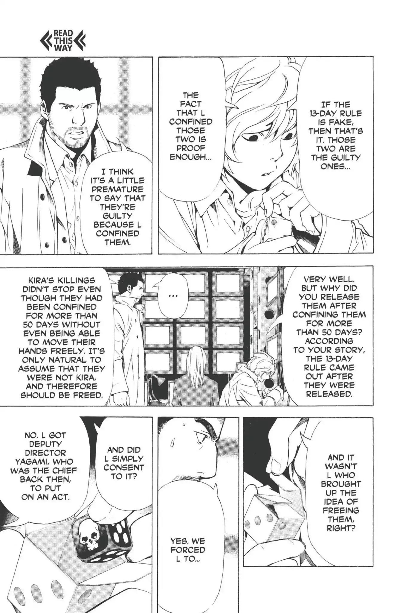 Death Note manga, chapter 82, page 11 of 20