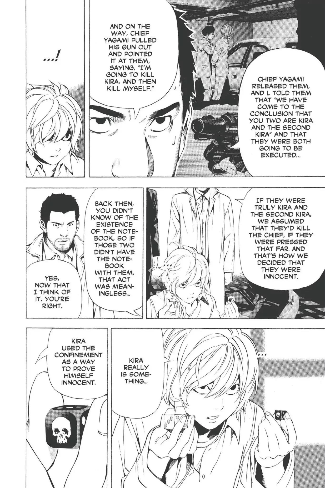Death Note manga, chapter 82, page 12 of 20