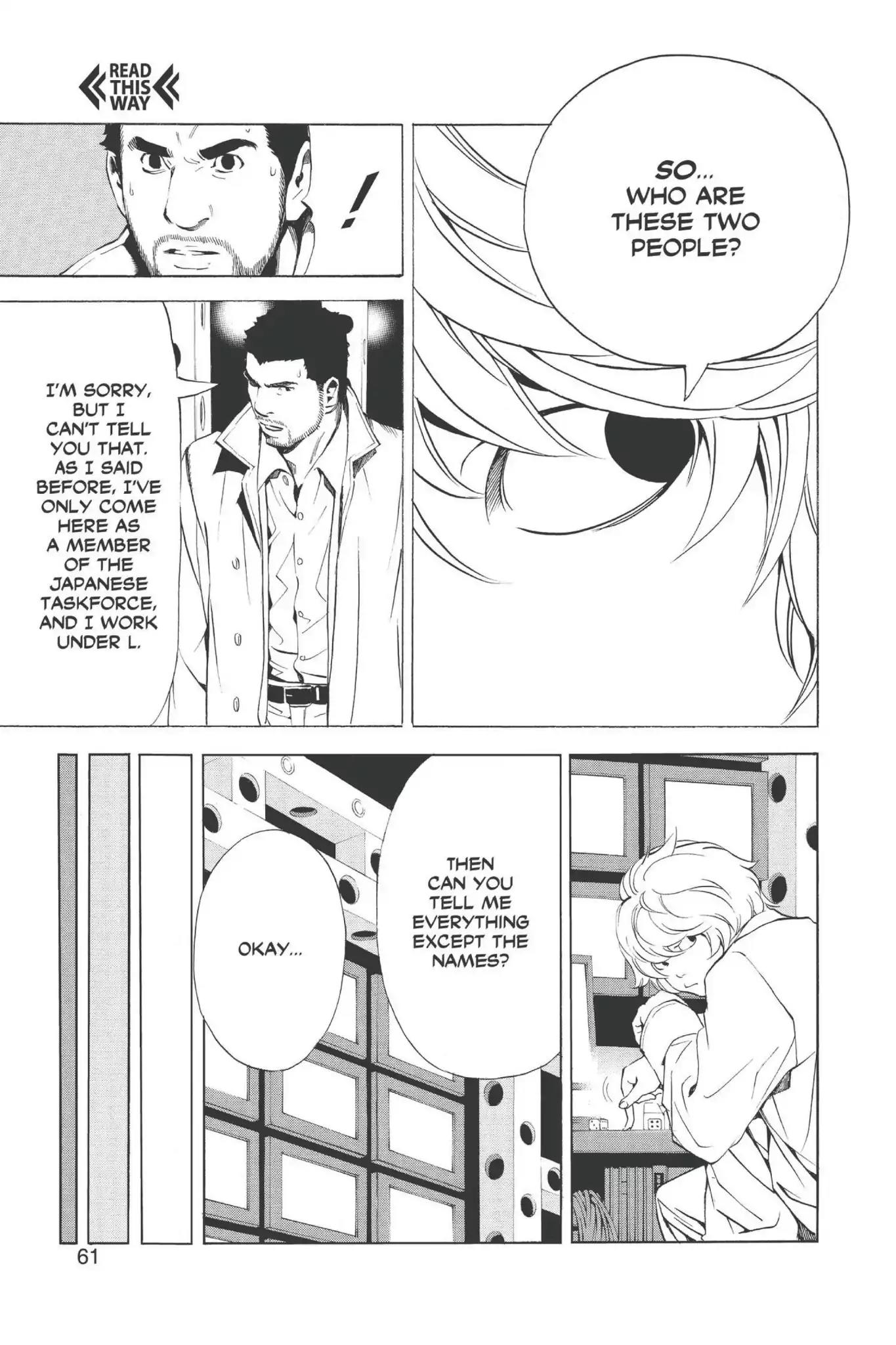 Death Note manga, chapter 82, page 15 of 20