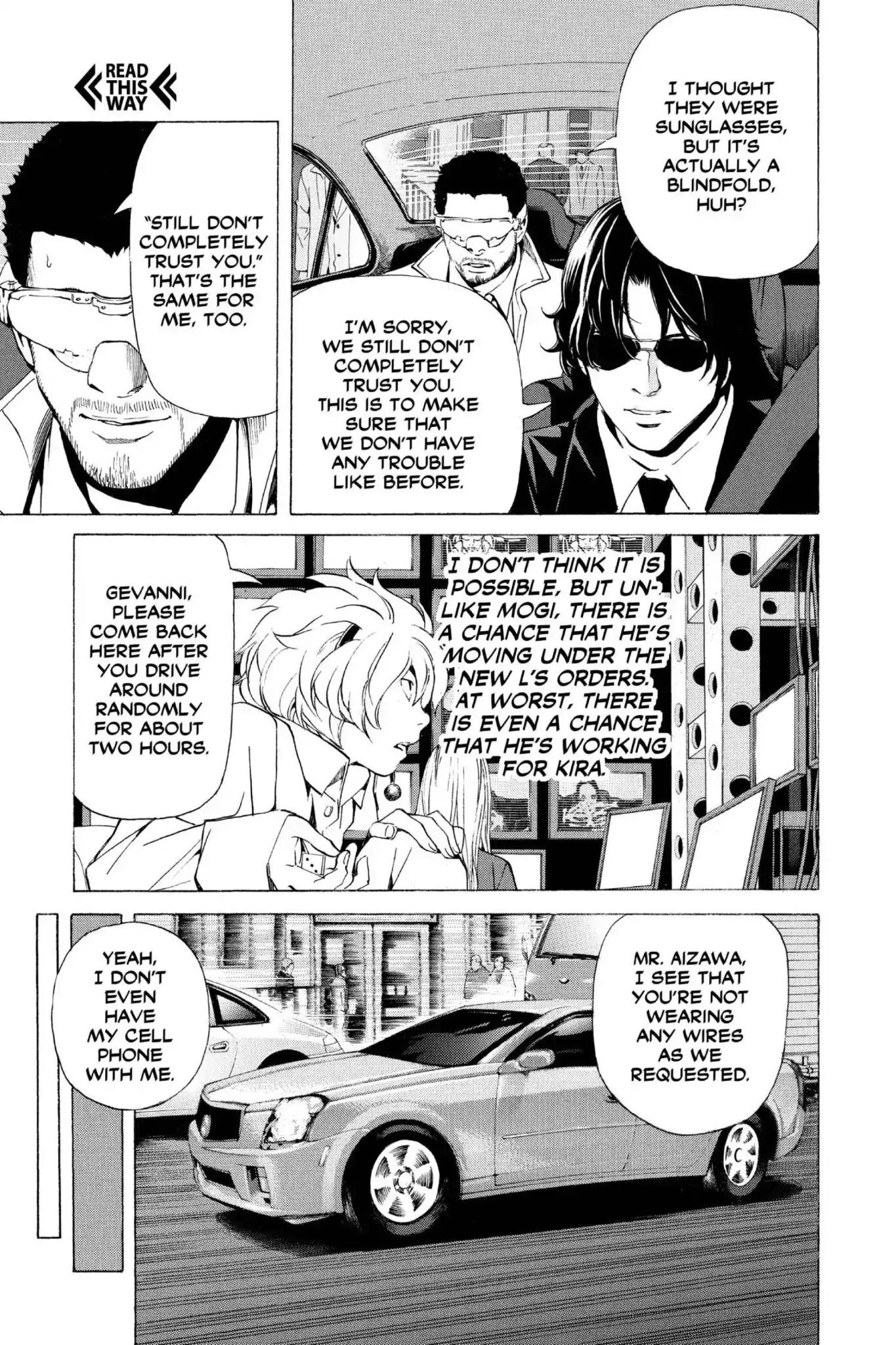 Death Note manga, chapter 82, page 3 of 20