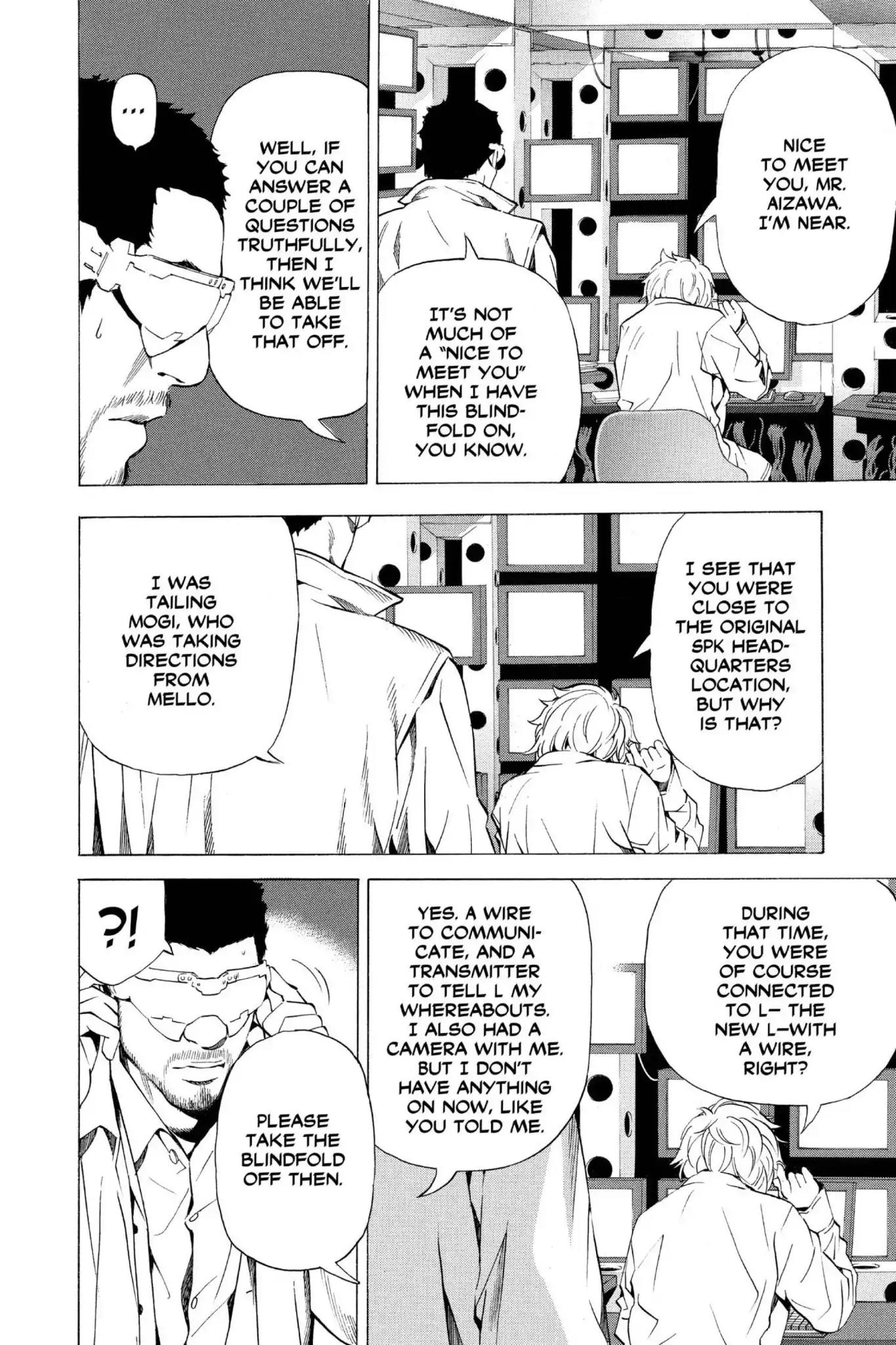 Death Note manga, chapter 82, page 6 of 20