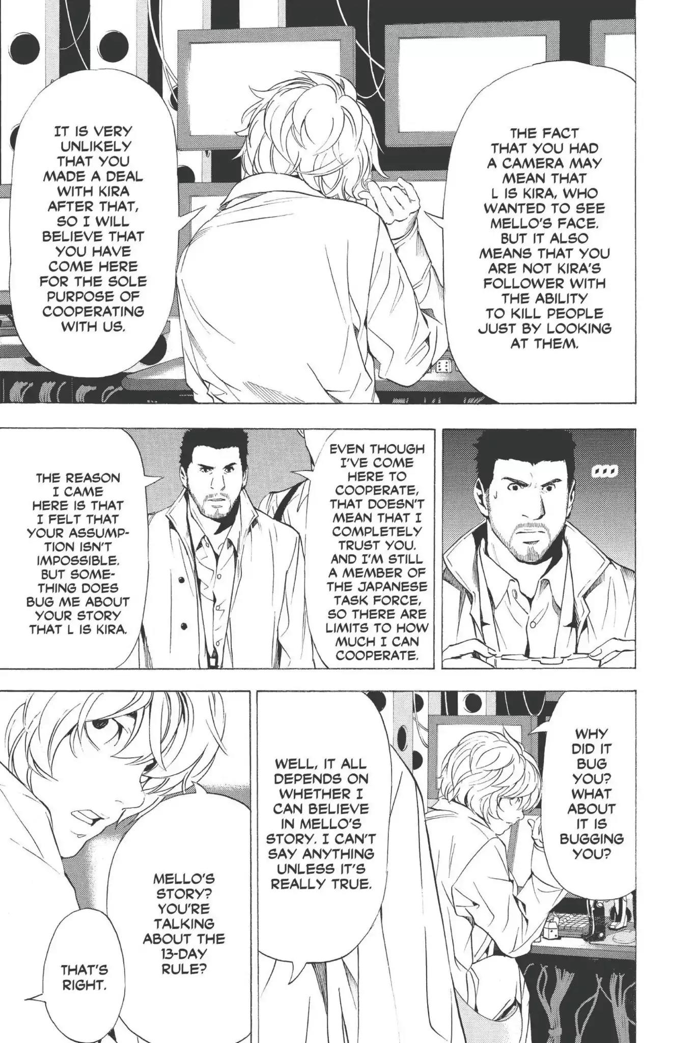 Death Note manga, chapter 82, page 7 of 20