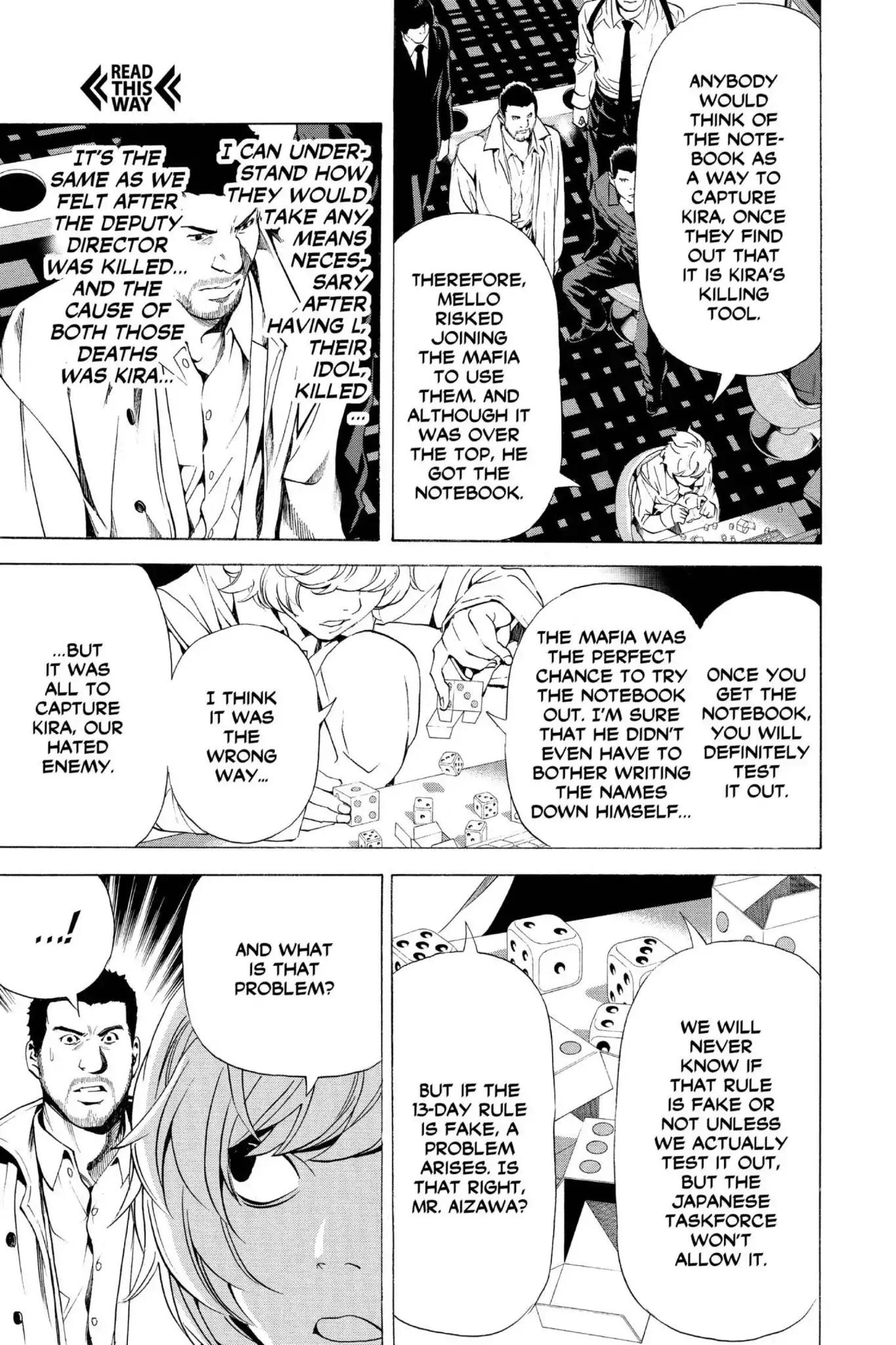 Death Note manga, chapter 82, page 9 of 20