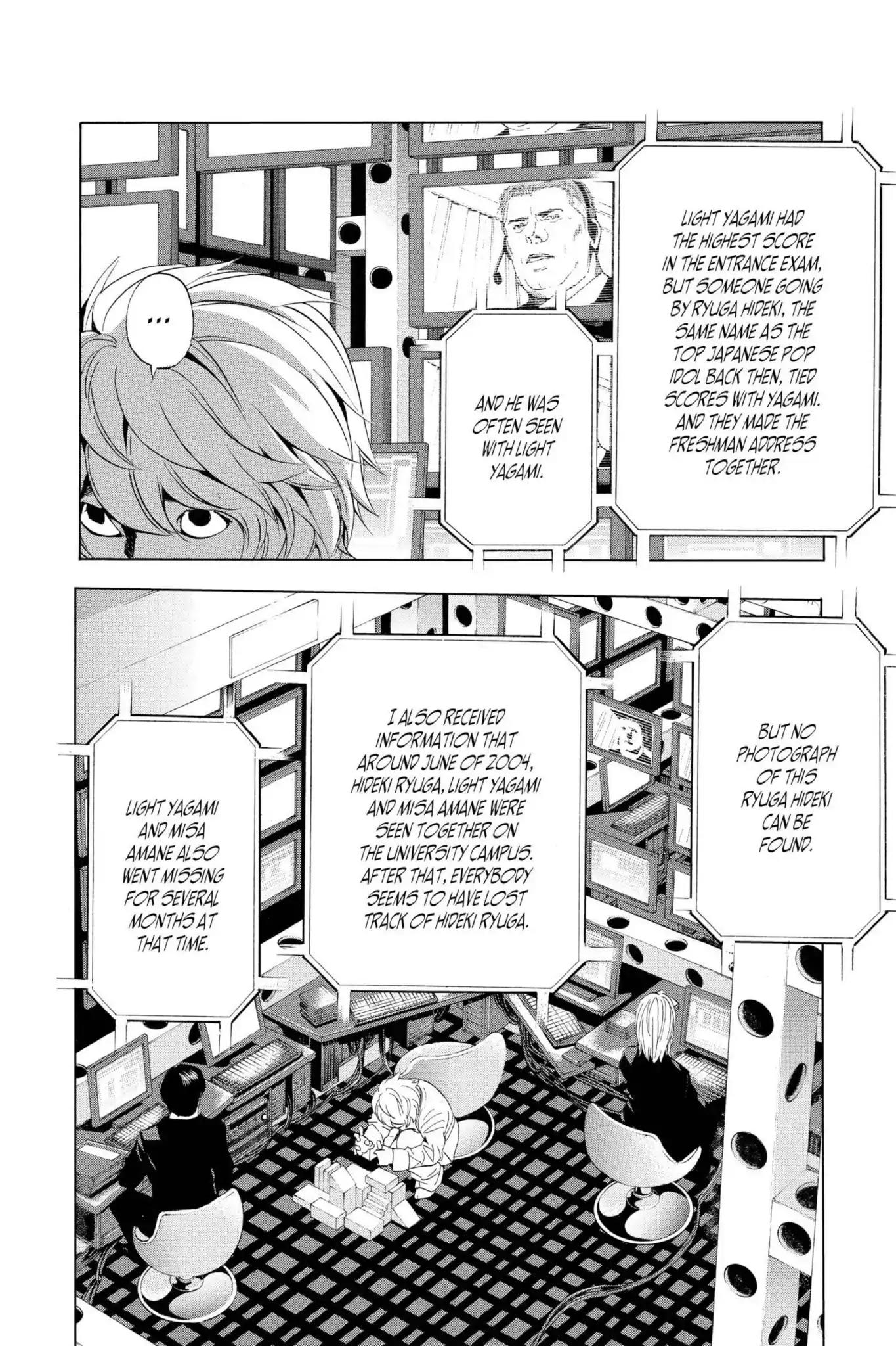Death Note manga, chapter 85, page 6 of 22