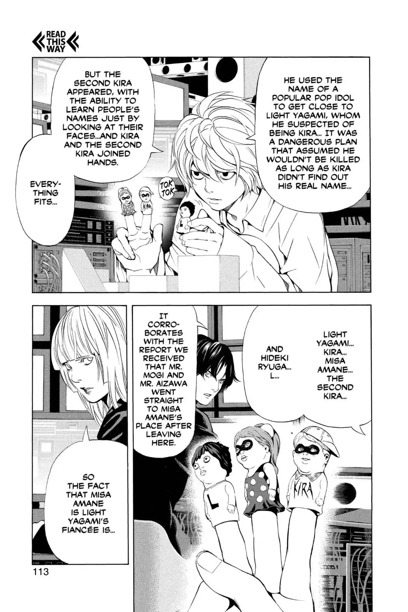 Death Note manga, chapter 85, page 7 of 22