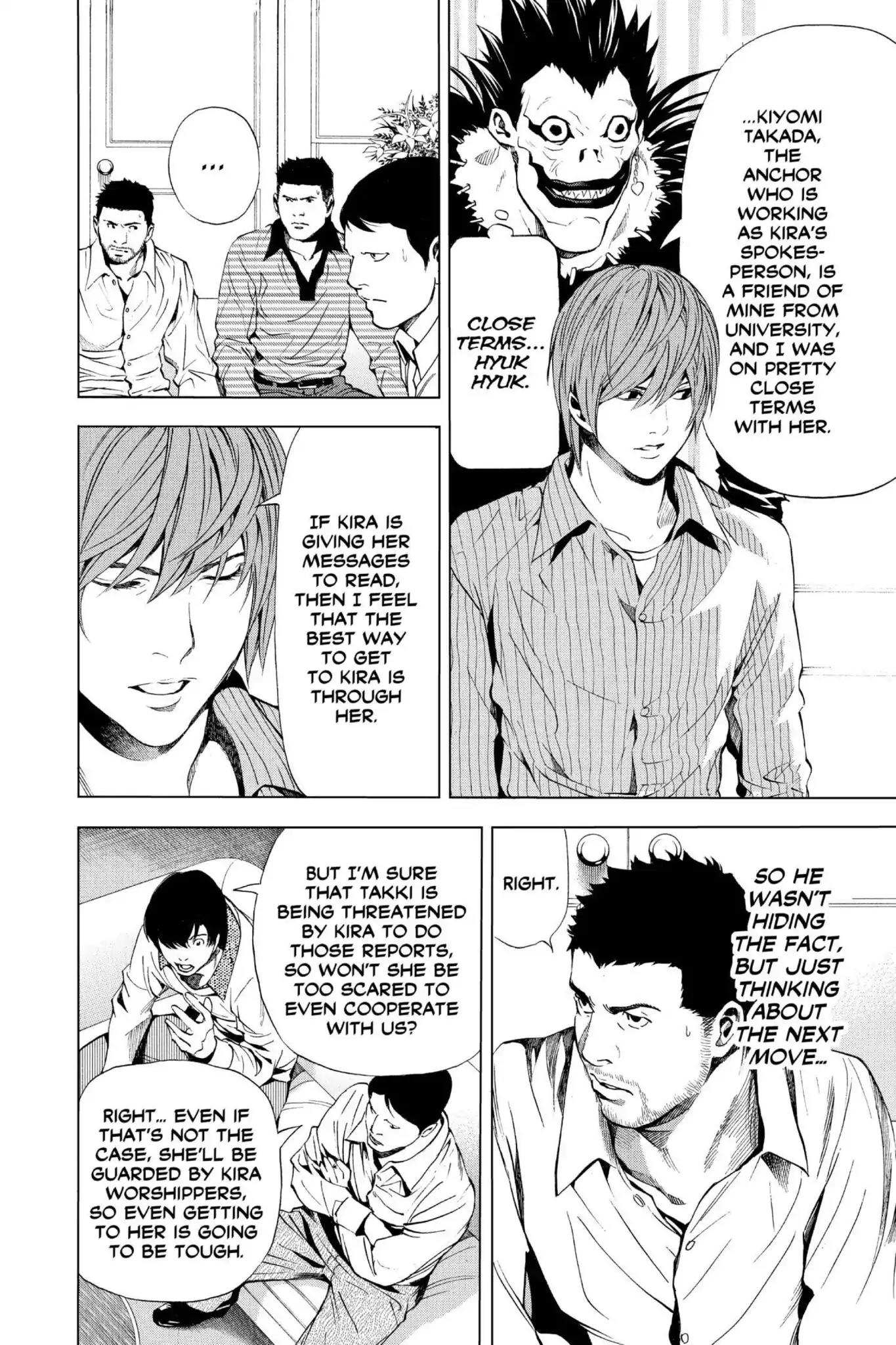 Death Note manga, chapter 86, page 10 of 20