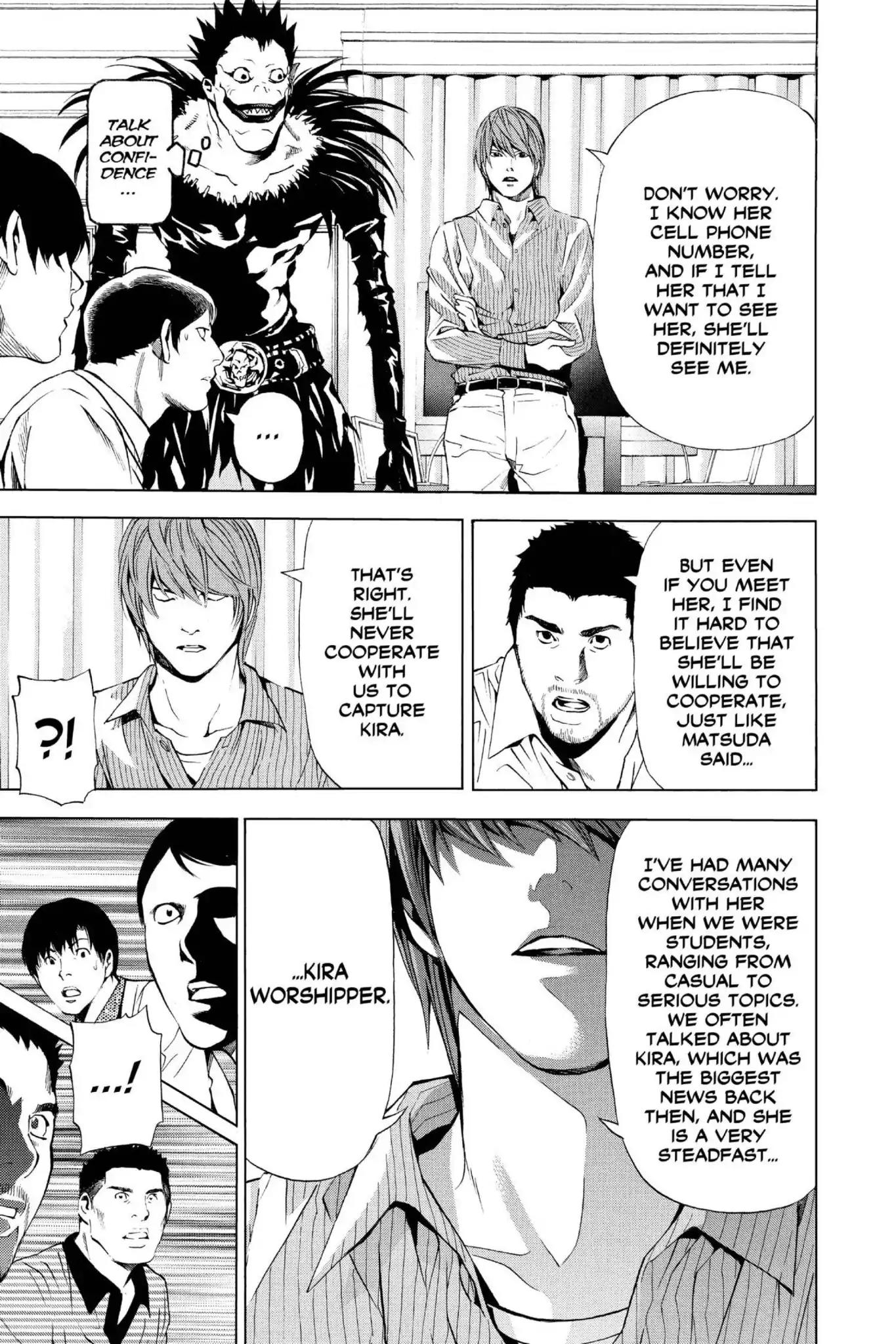 Death Note manga, chapter 86, page 11 of 20