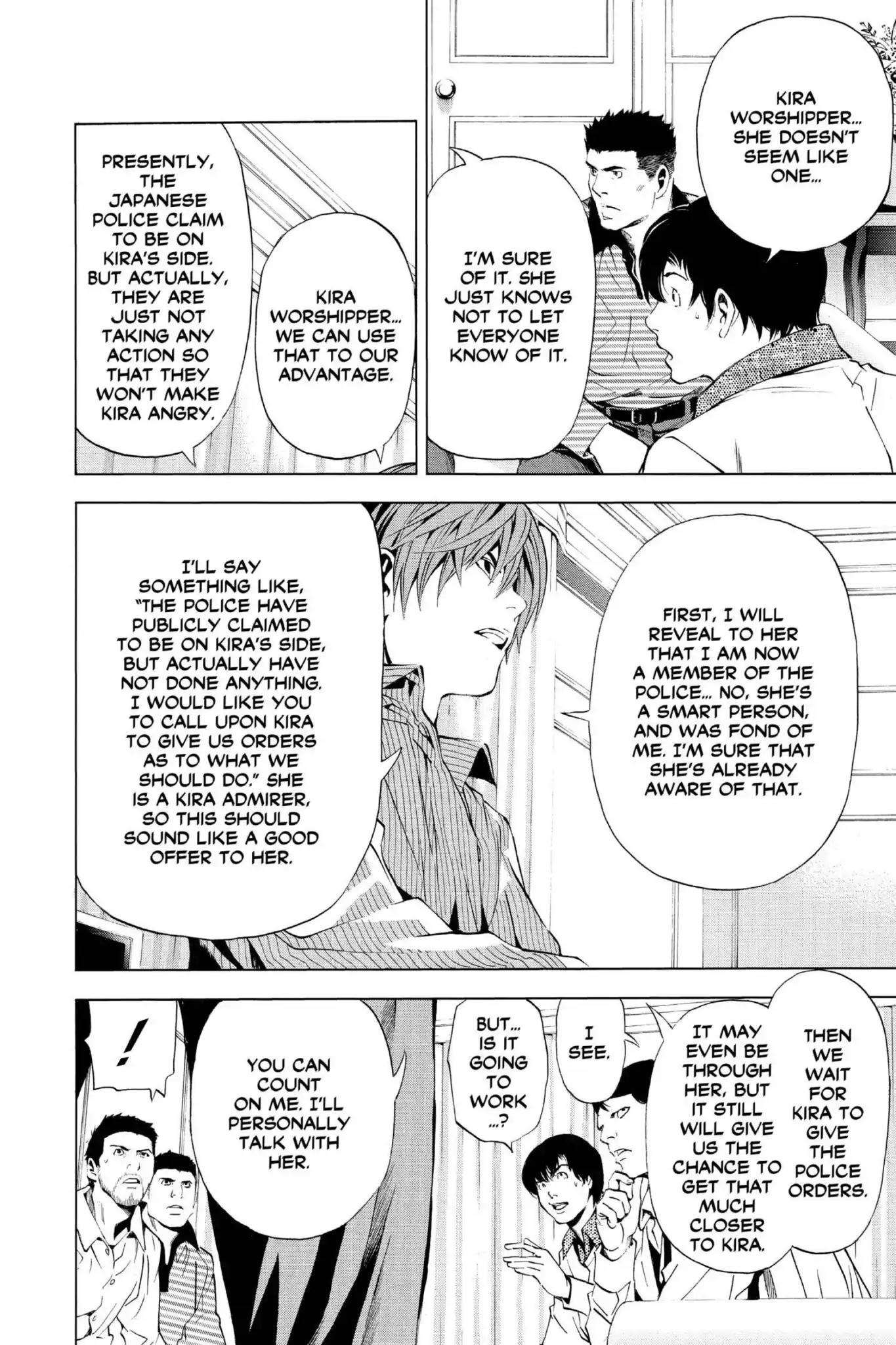 Death Note manga, chapter 86, page 12 of 20