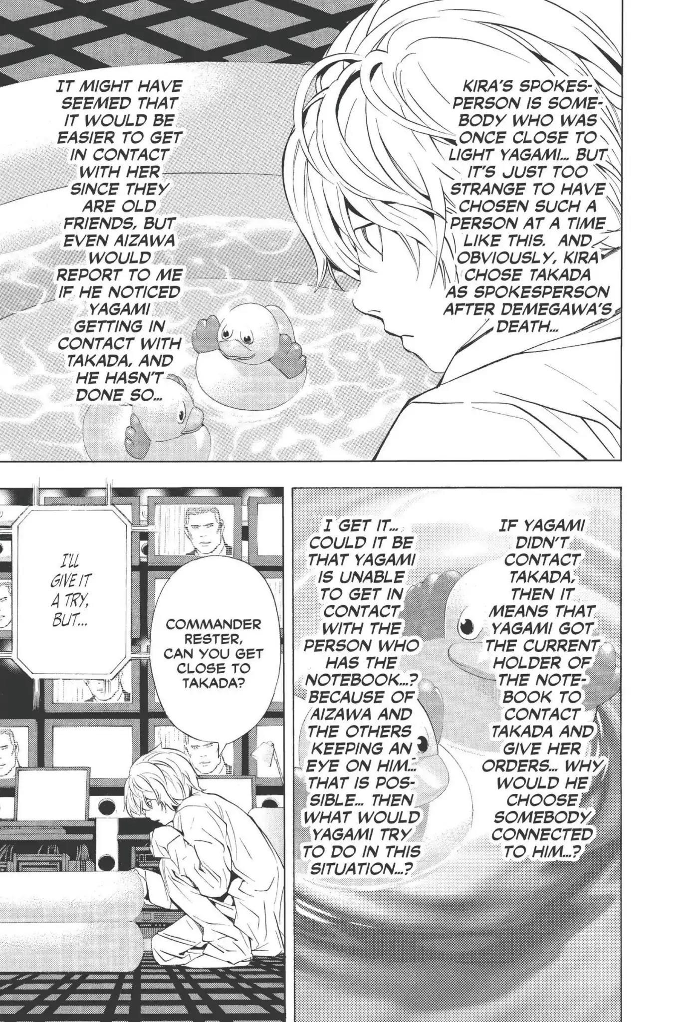 Death Note manga, chapter 86, page 15 of 20
