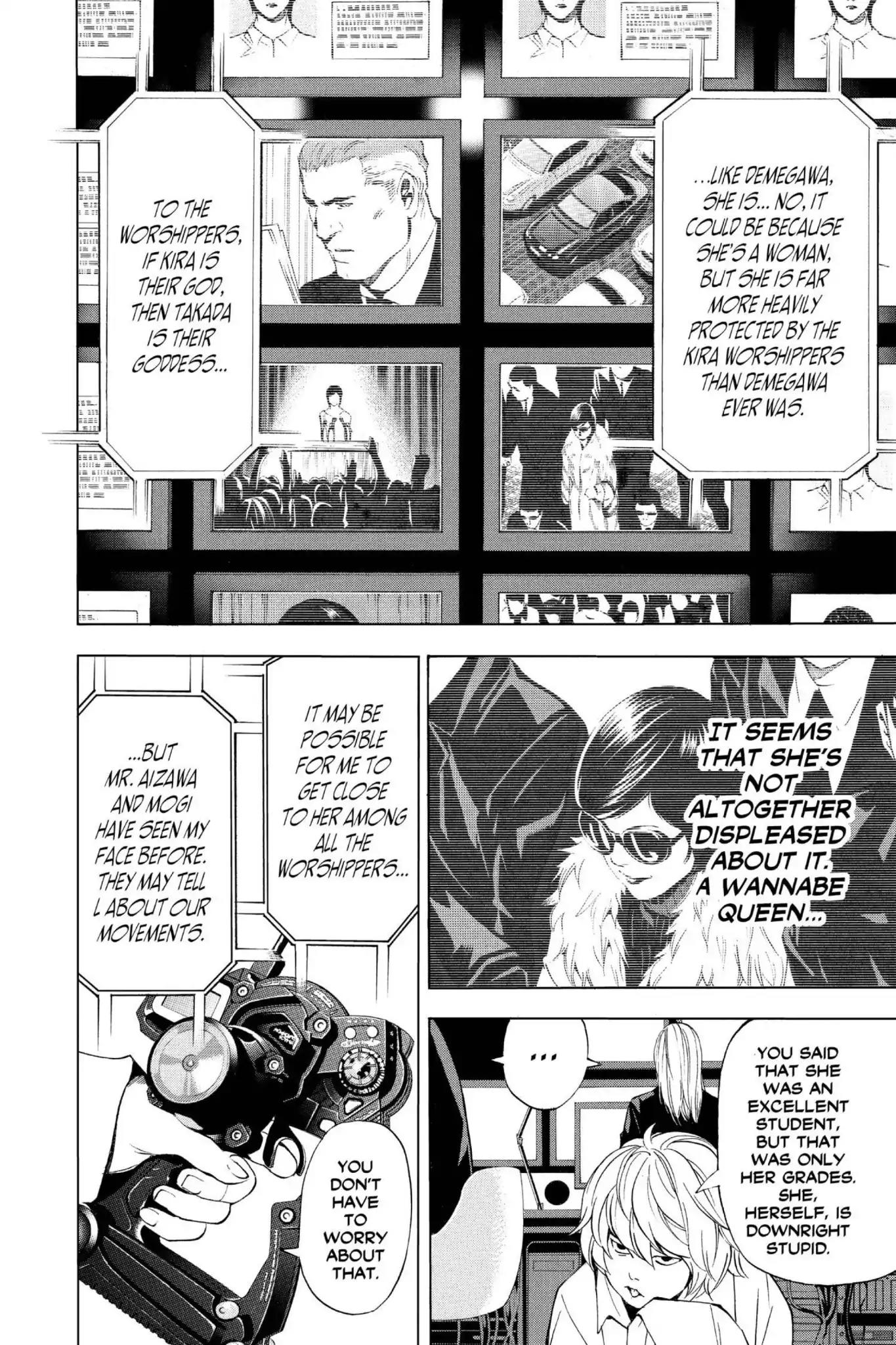 Death Note manga, chapter 86, page 16 of 20