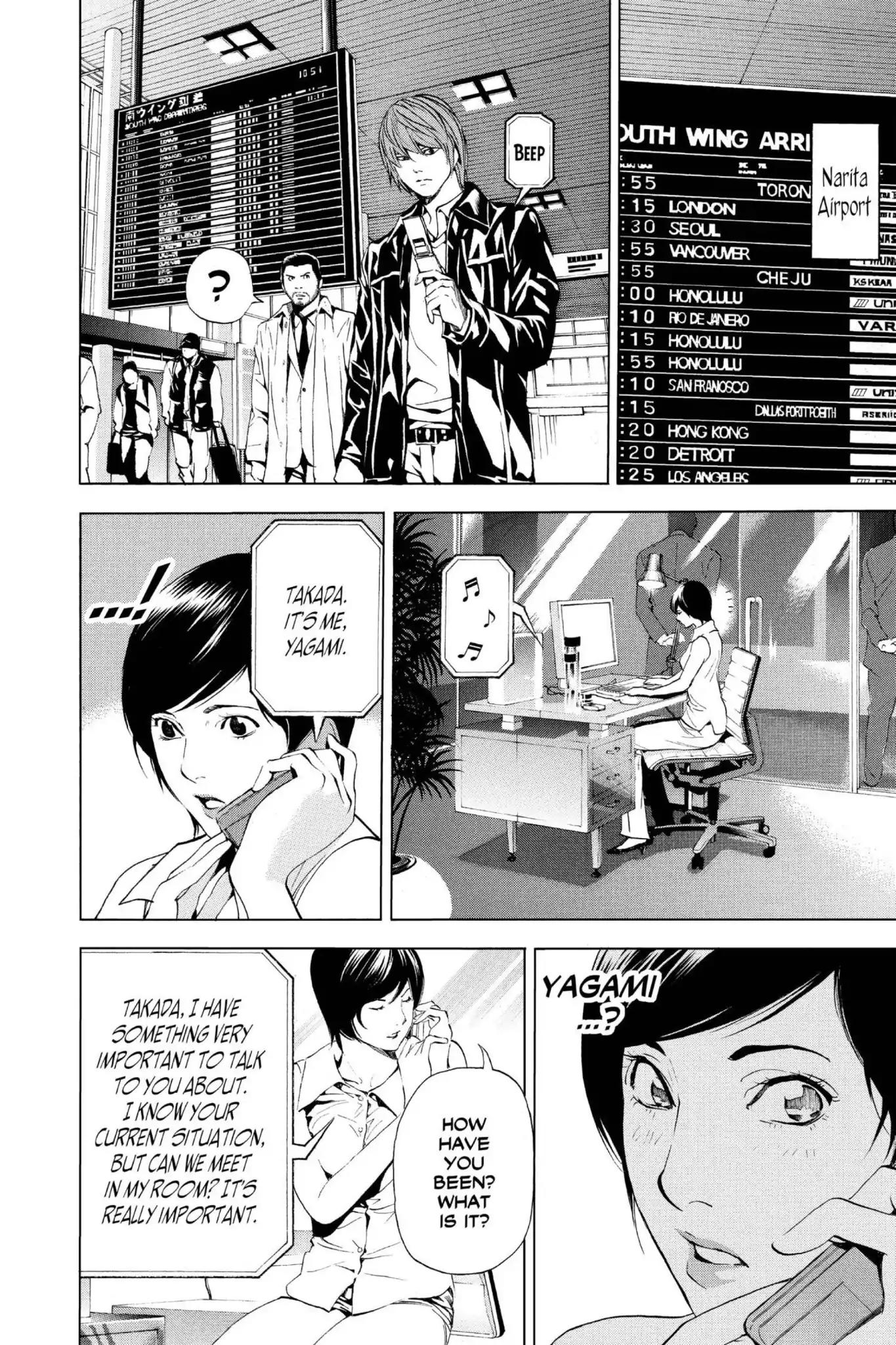 Death Note manga, chapter 86, page 18 of 20