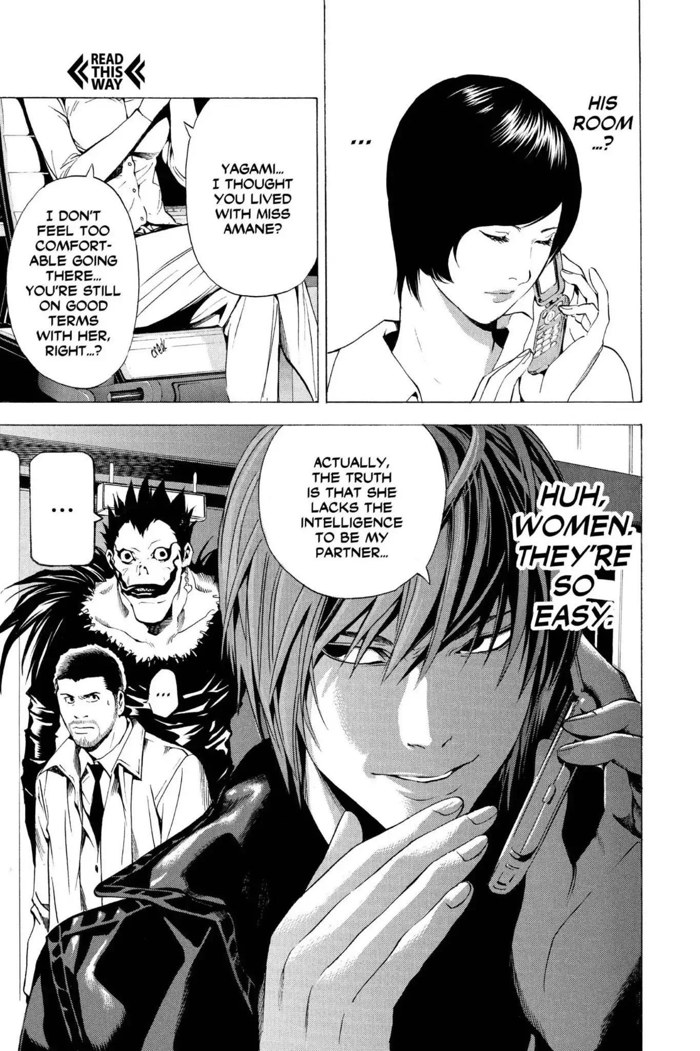 Death Note manga, chapter 86, page 19 of 20