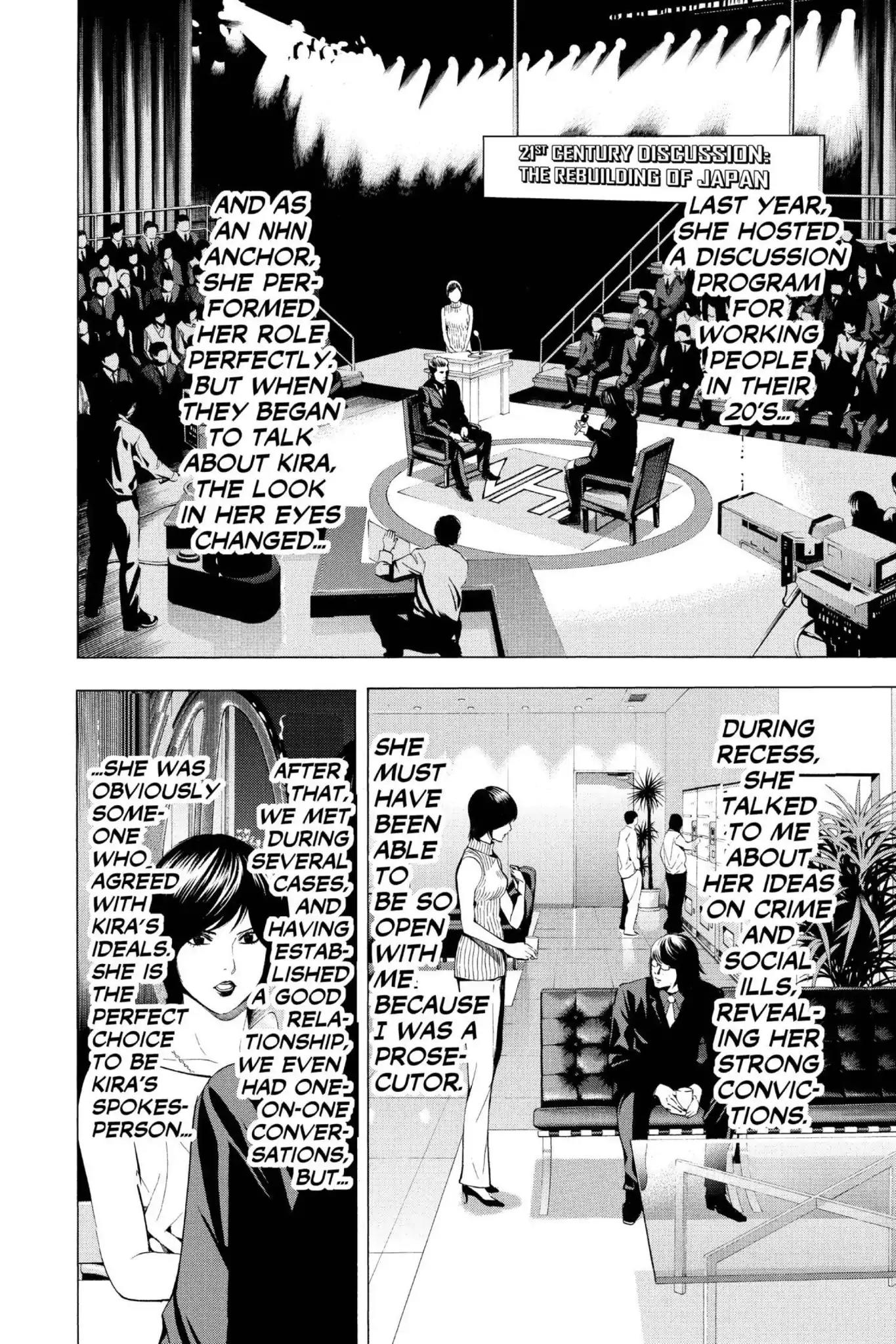 Death Note manga, chapter 86, page 2 of 20