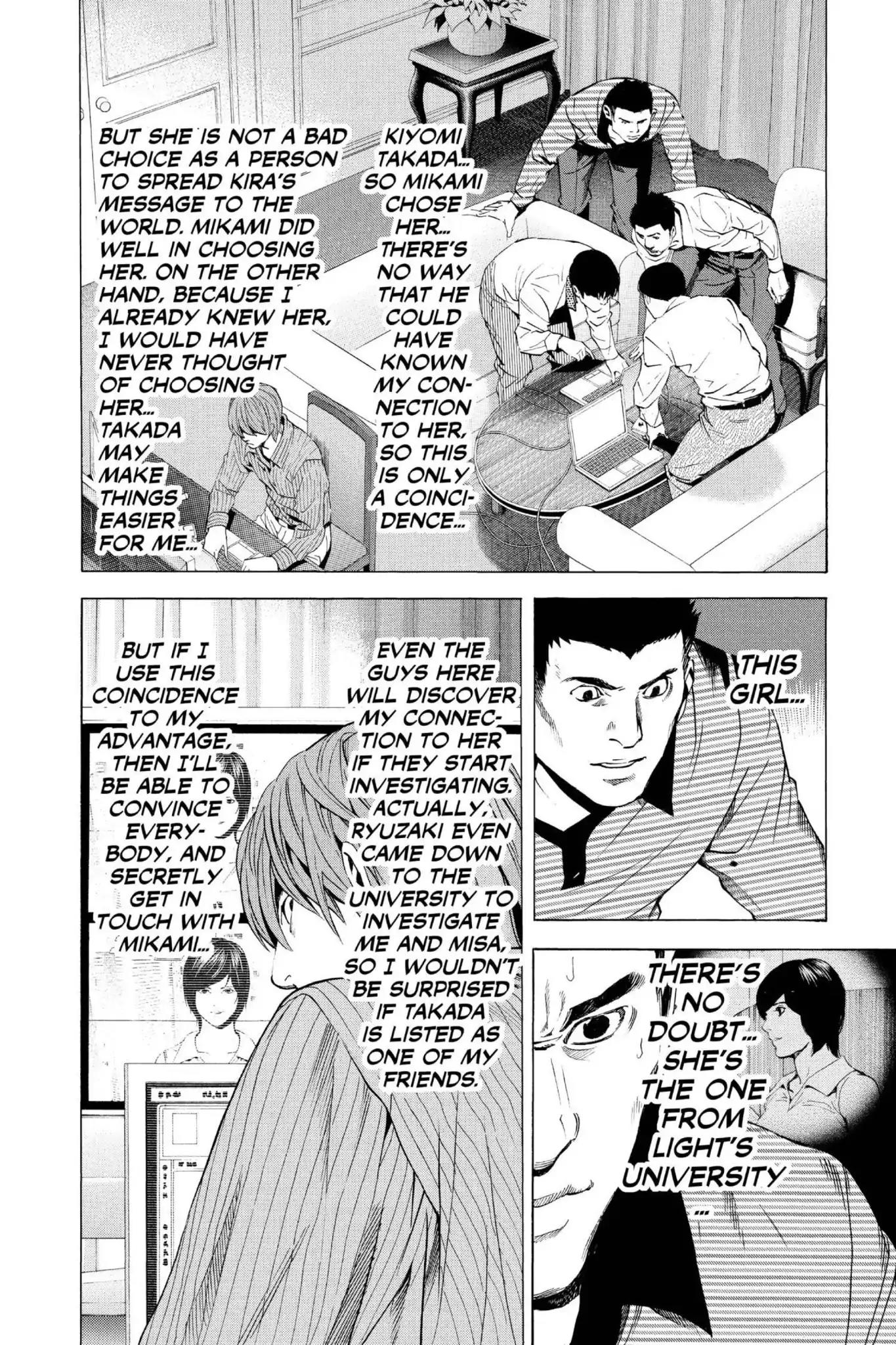 Death Note manga, chapter 86, page 4 of 20