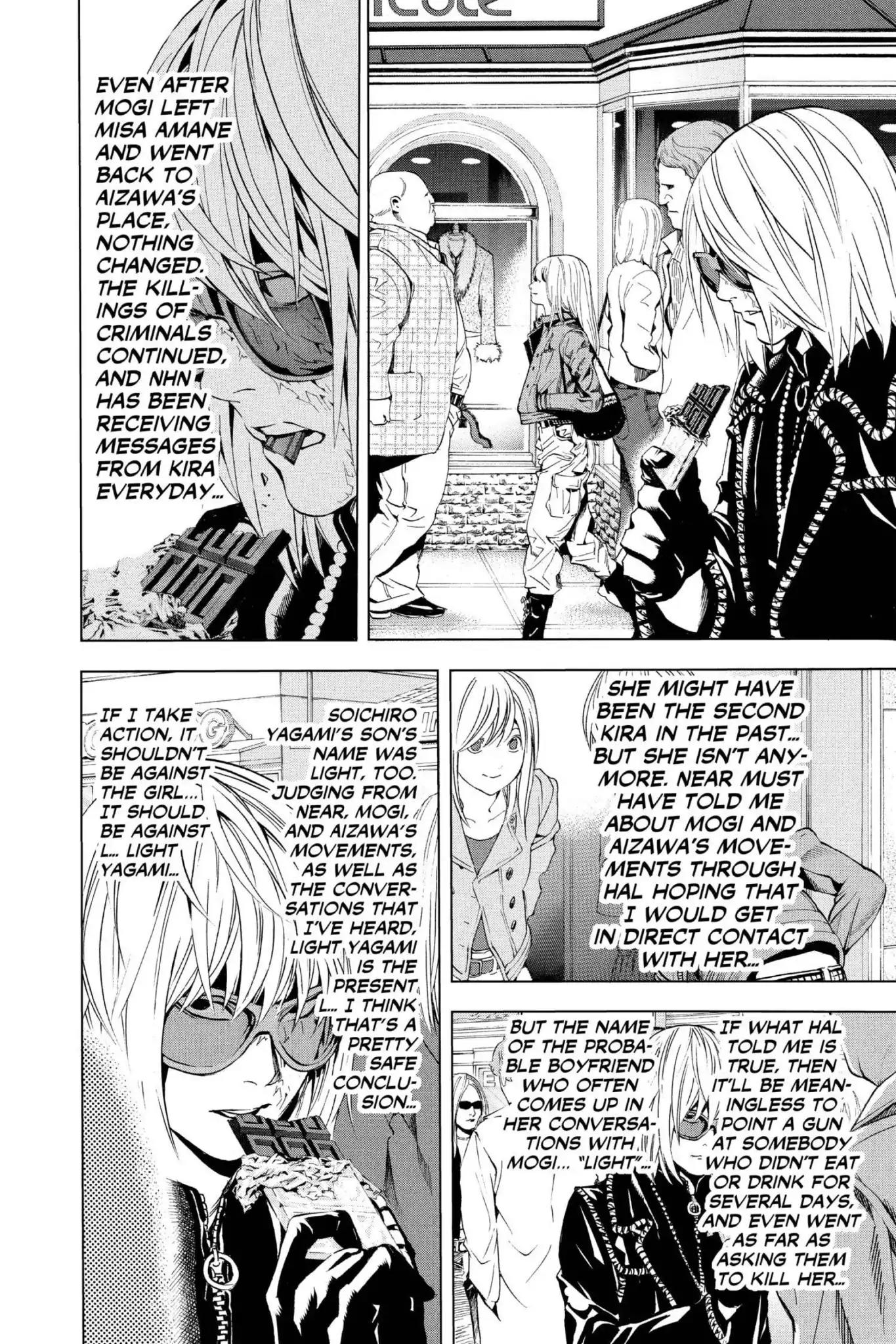 Death Note manga, chapter 86, page 6 of 20