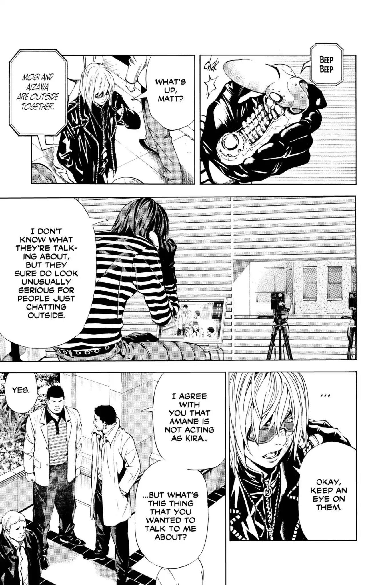Death Note manga, chapter 86, page 7 of 20