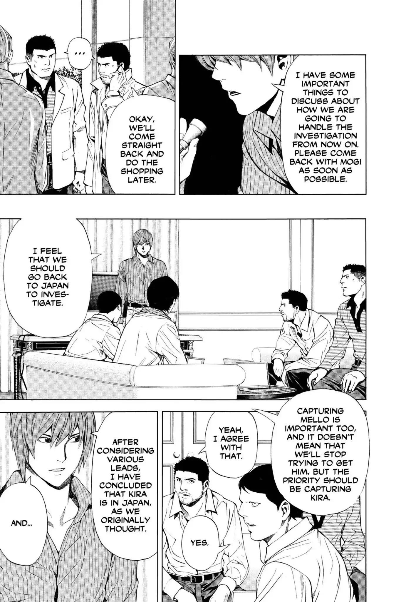 Death Note manga, chapter 86, page 9 of 20