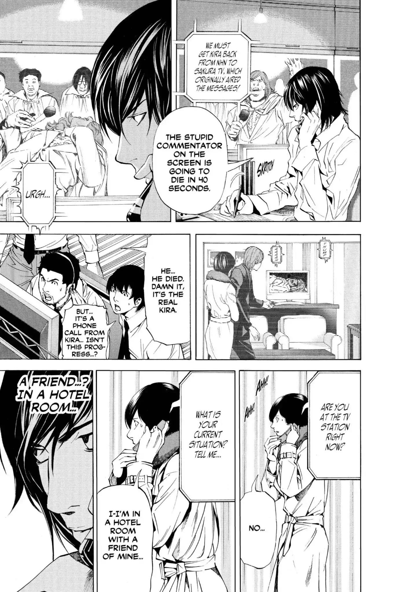 Death Note manga, chapter 88, page 11 of 20