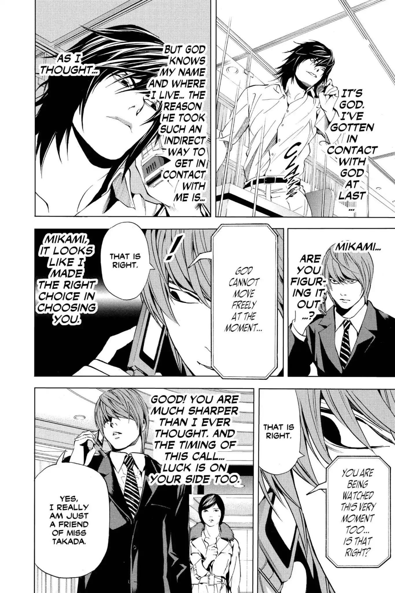 Death Note manga, chapter 88, page 14 of 20