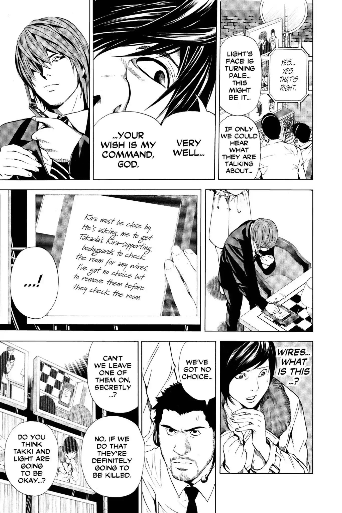 Death Note manga, chapter 88, page 15 of 20