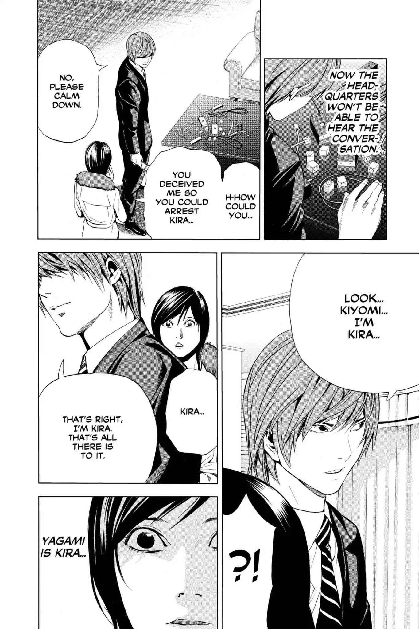 Death Note manga, chapter 88, page 16 of 20