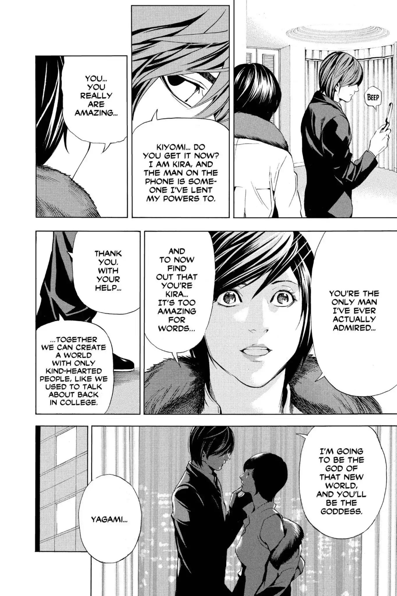 Death Note manga, chapter 88, page 18 of 20