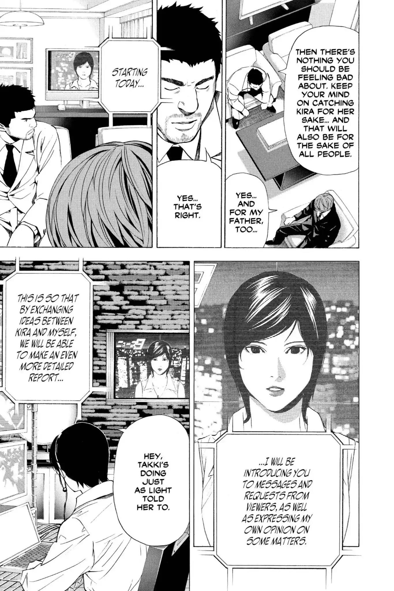 Death Note manga, chapter 88, page 3 of 20