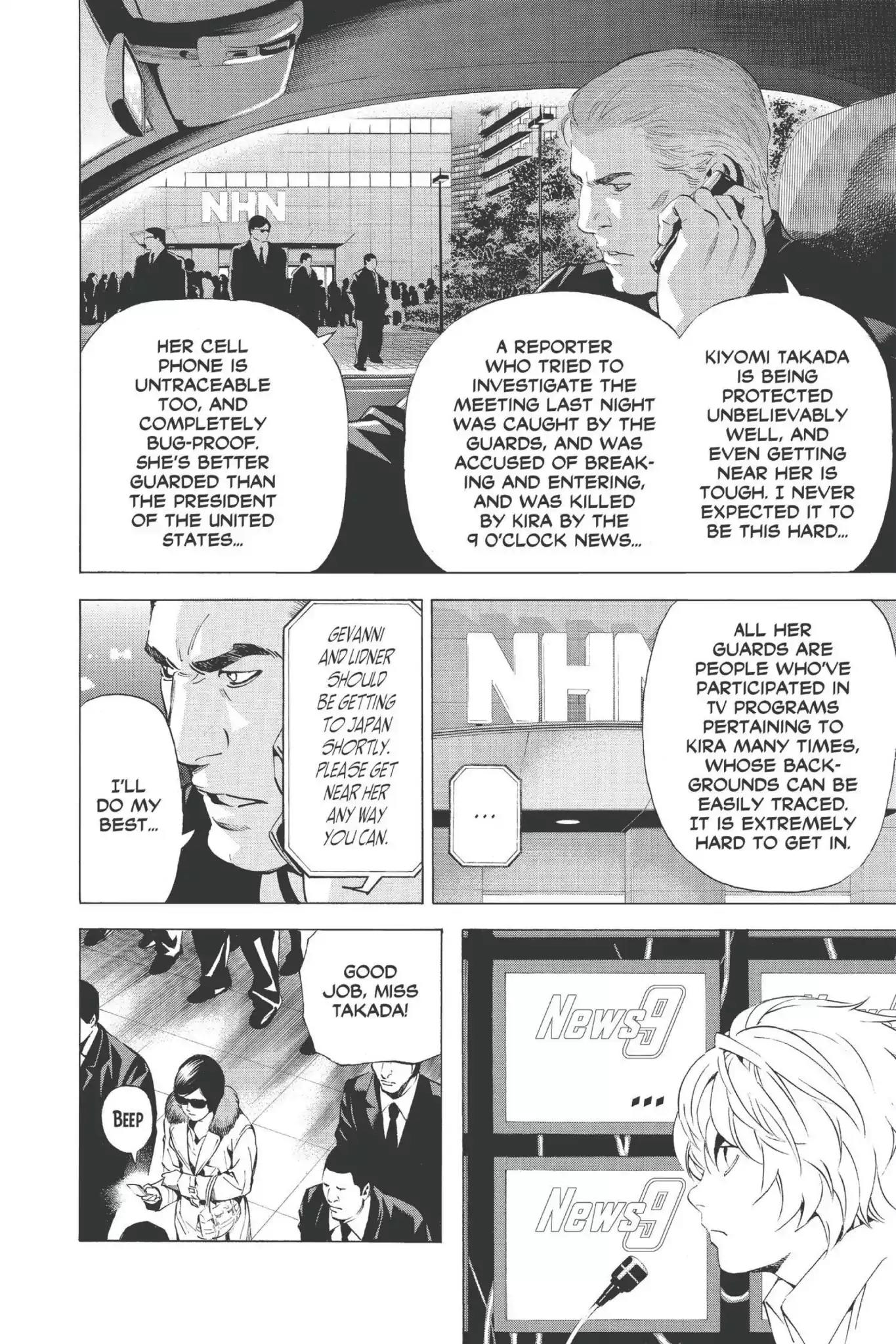 Death Note manga, chapter 88, page 6 of 20