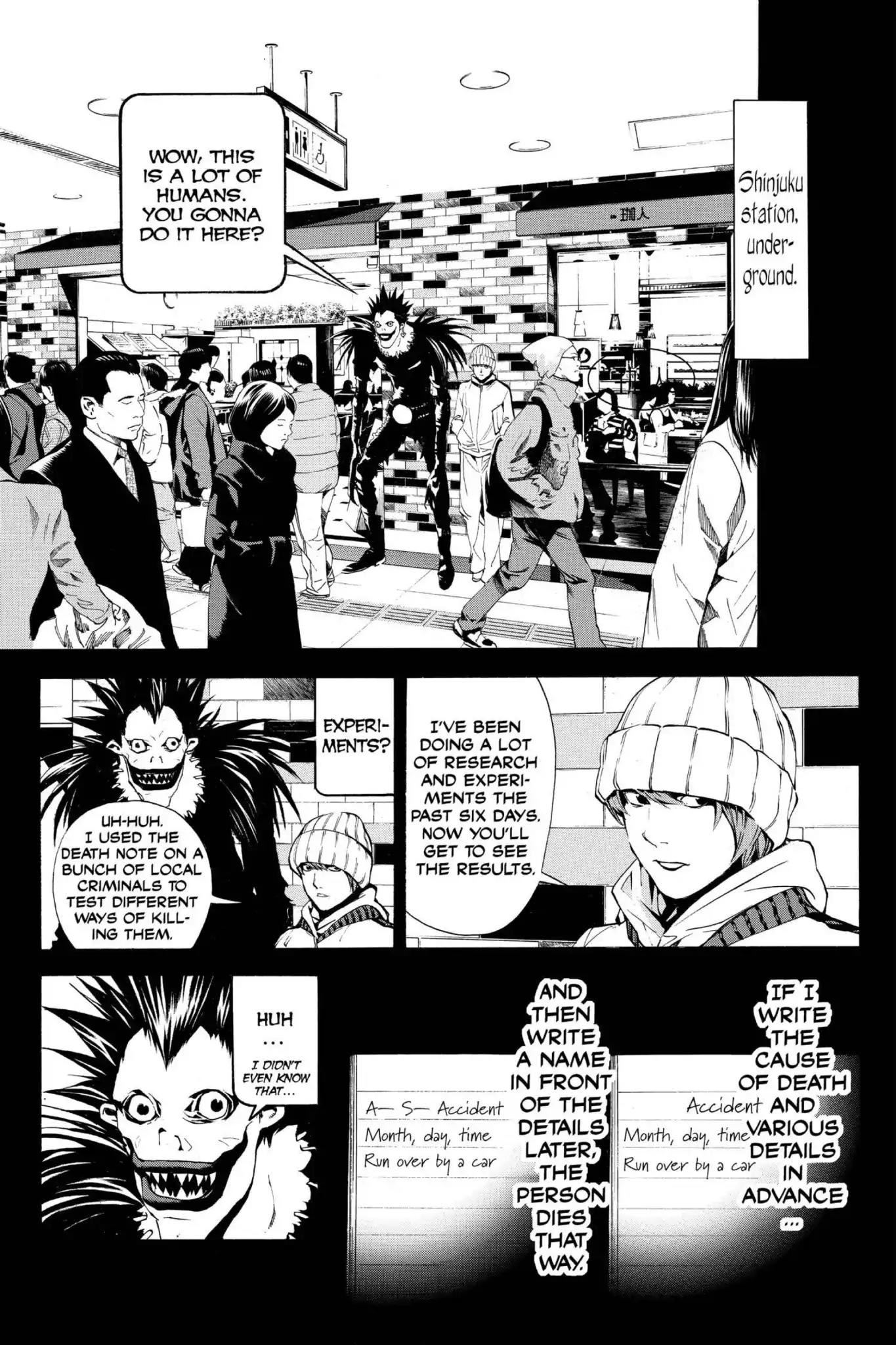 Death Note Chapter 9 page 7 - Chapter 9: Slots