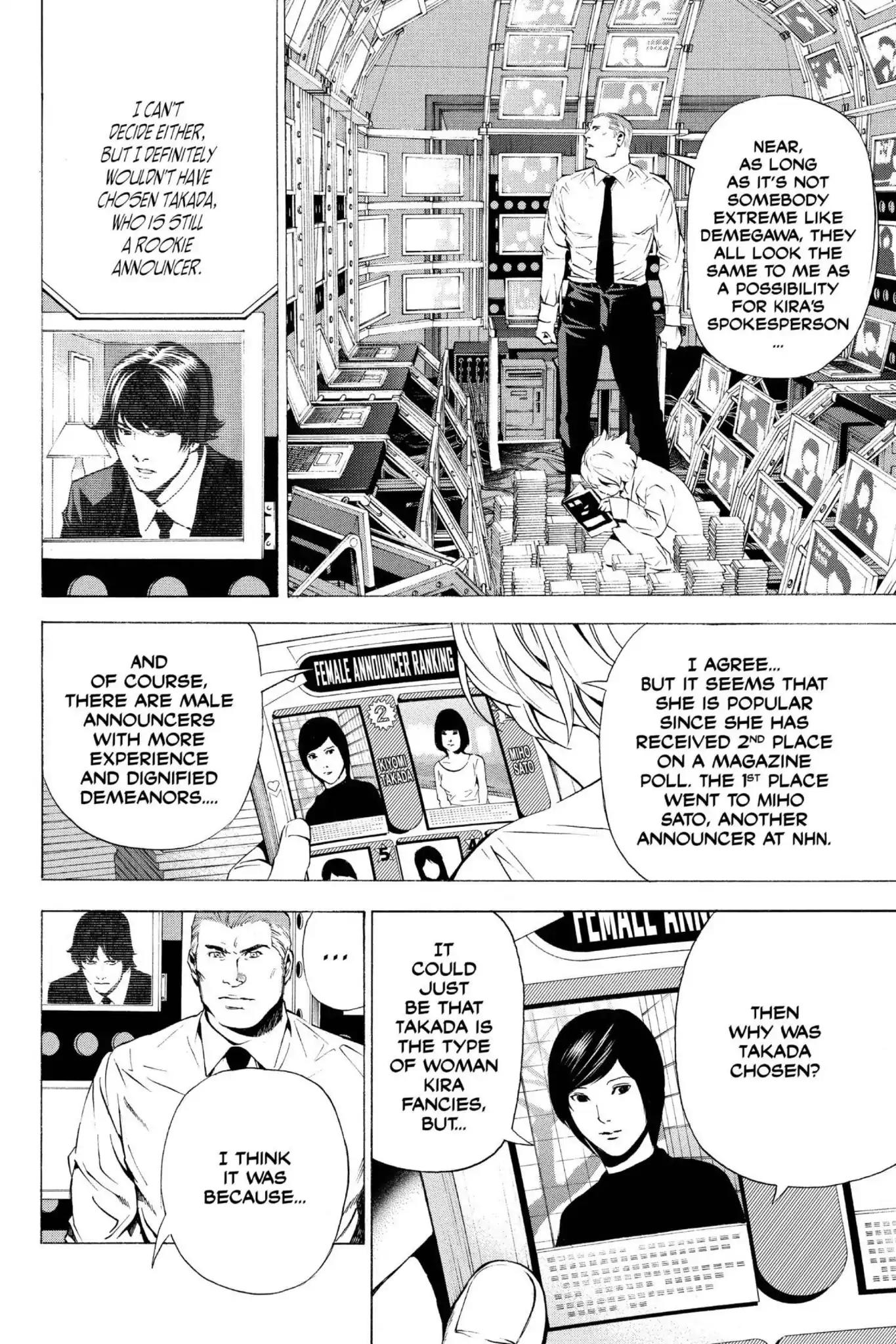 Death Note manga, chapter 91, page 10 of 20
