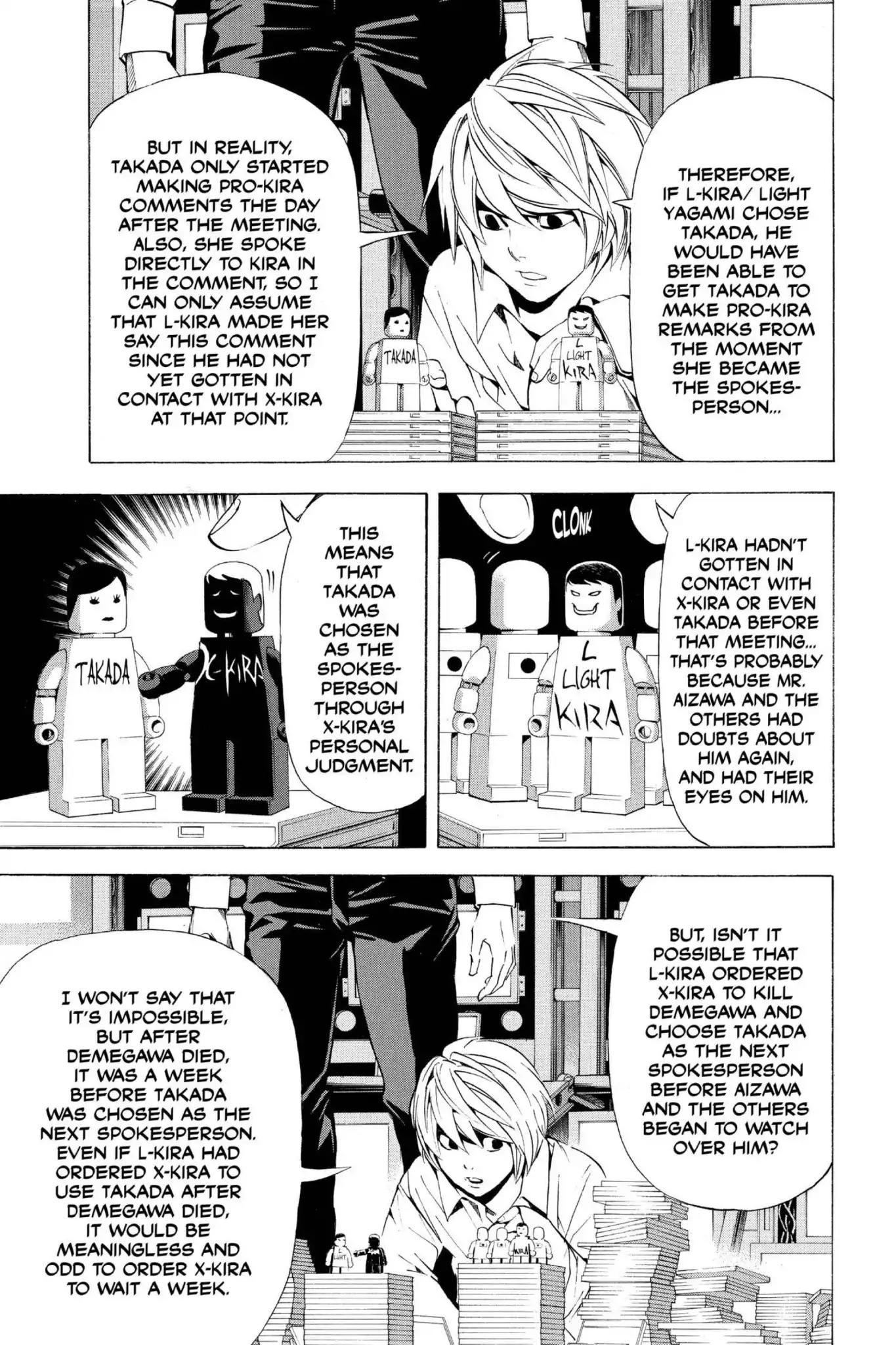 Death Note manga, chapter 91, page 13 of 20