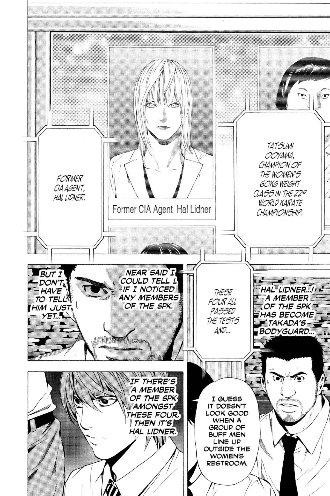 Death Note manga, chapter 91, page 2 of 20
