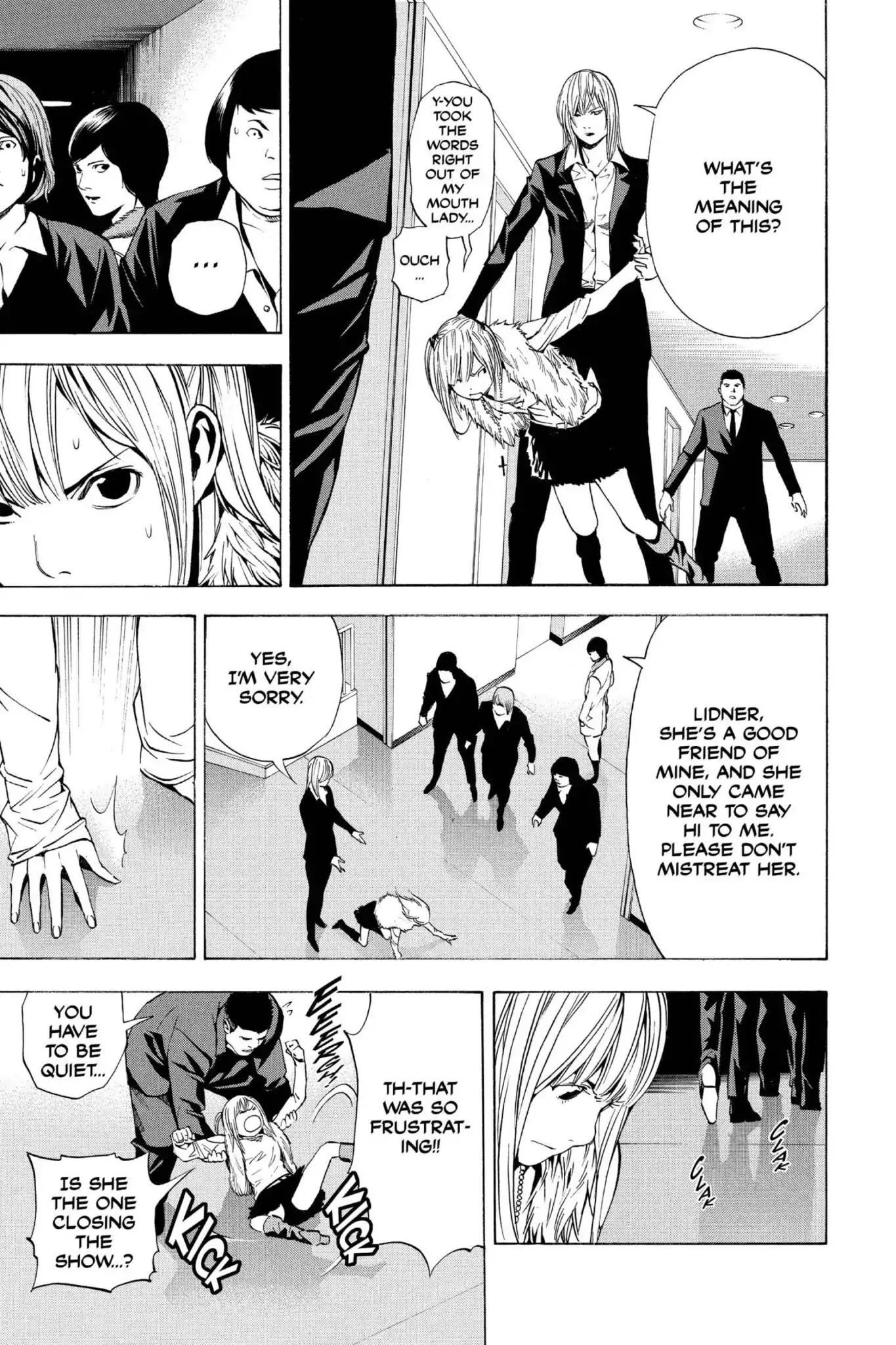 Death Note manga, chapter 91, page 9 of 20