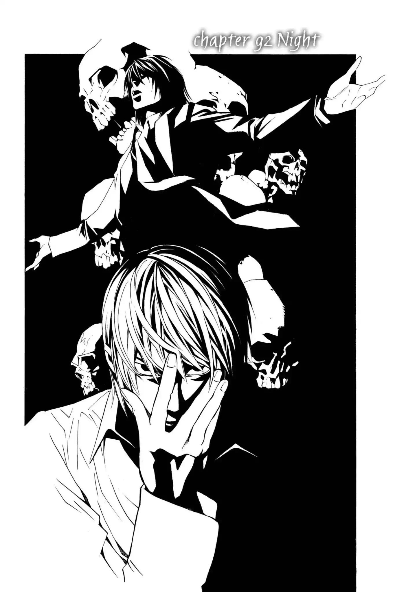 Death Note manga, chapter 92, page 1 of 19