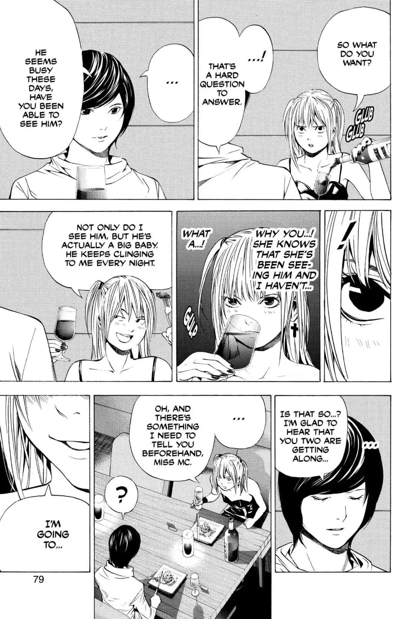 Death Note manga, chapter 92, page 11 of 19