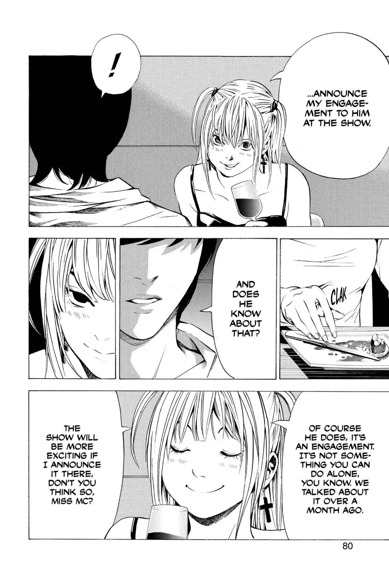 Death Note manga, chapter 92, page 12 of 19