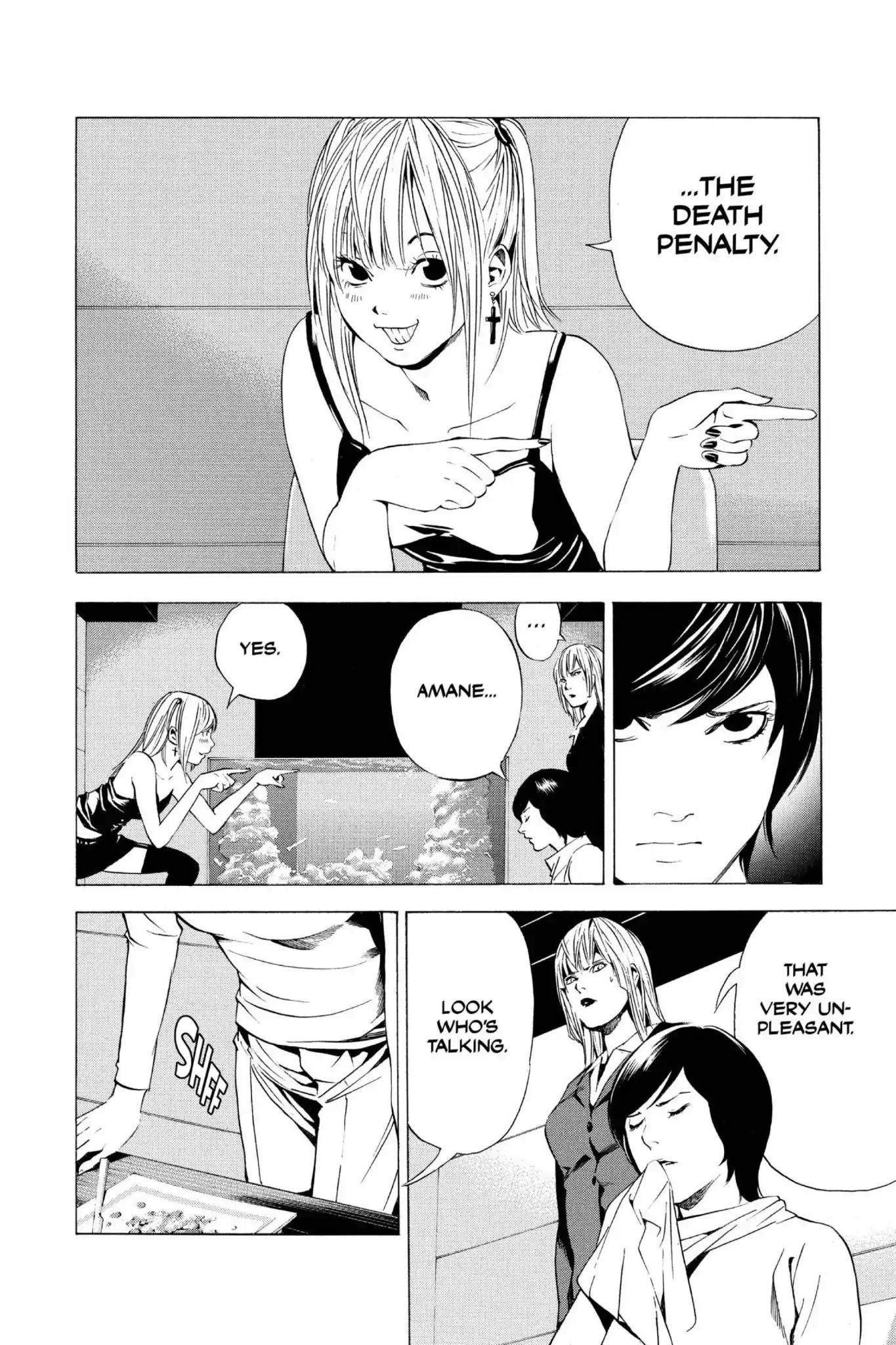 Death Note manga, chapter 92, page 14 of 19