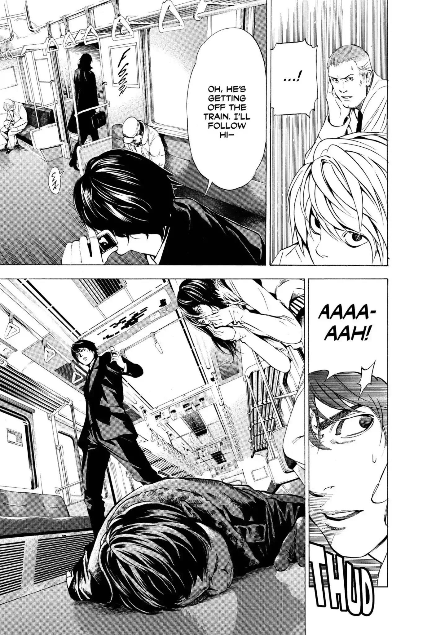 Death Note manga, chapter 92, page 19 of 19